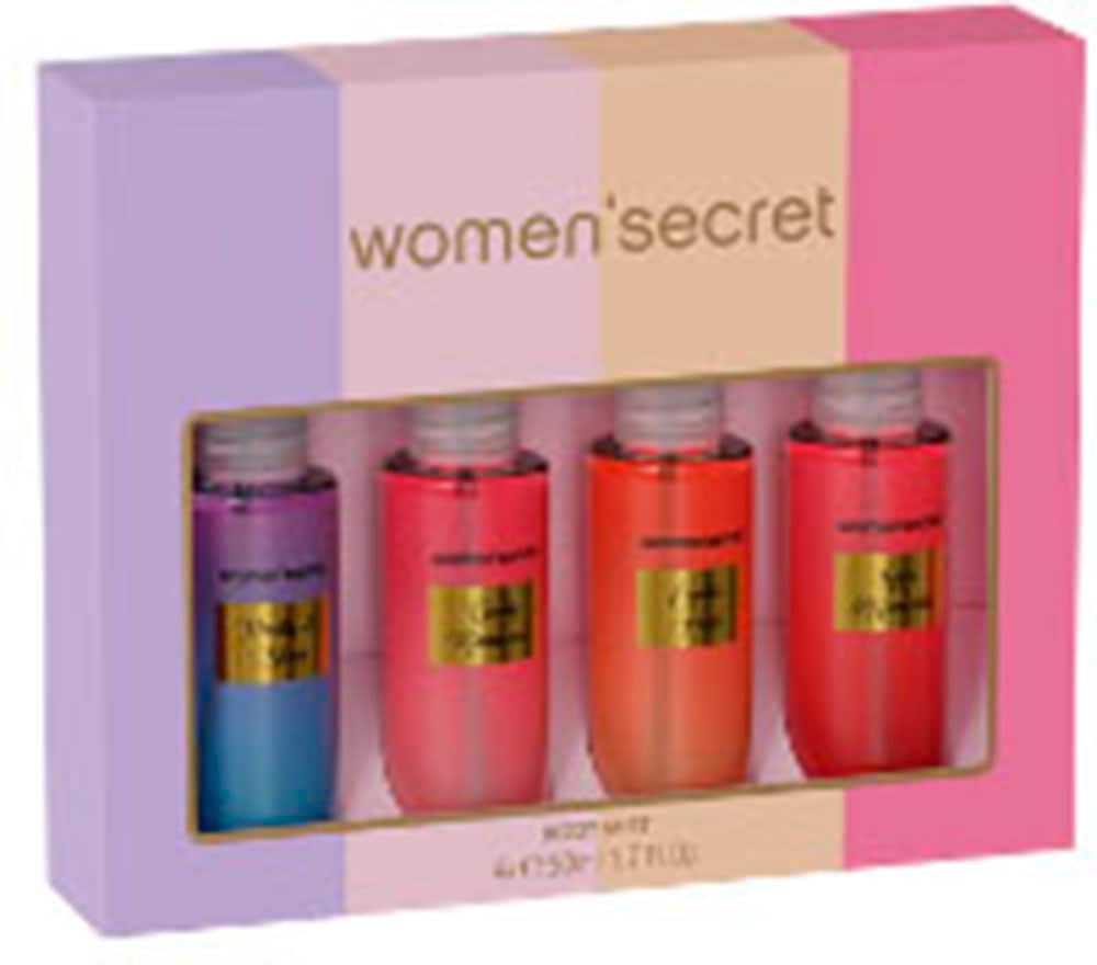 women'secret Duft-Set »Women Secret Body Mist 4x 50ml Set "Senses"«, (Set, 4 tlg.)