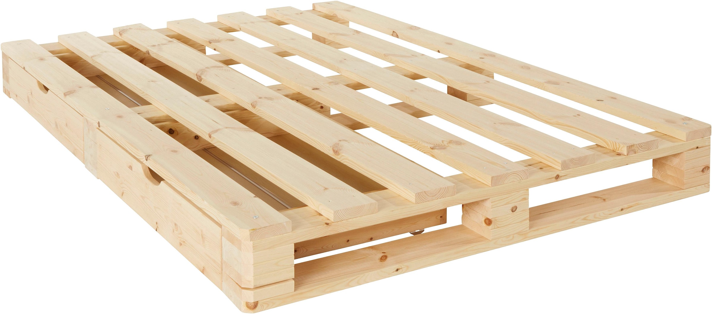 5. Bild von Home affaire Palettenbett »"ALASCO " BESTSELLER! Mit Schublade«, zertifiziertes Massivholz, erweiterbar zum Doppel- oder Familienbett