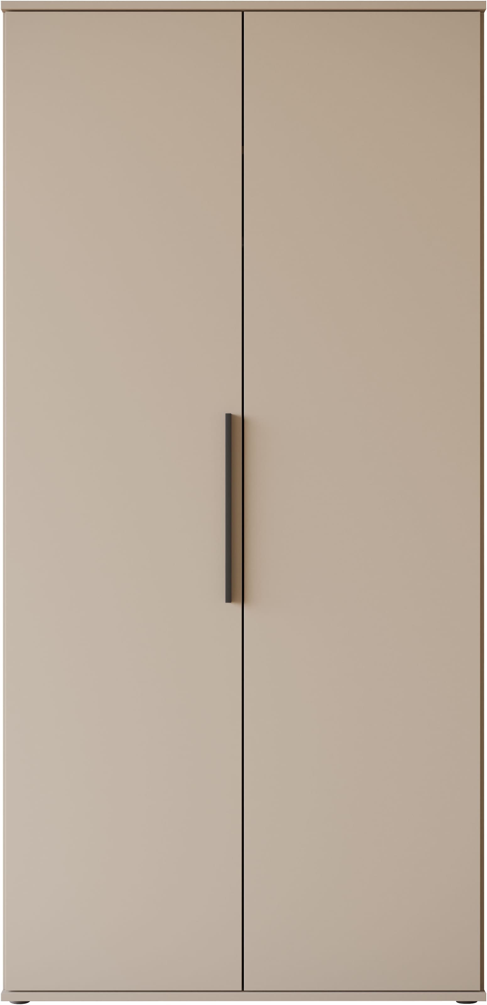 INOSIGN Kleiderschrank »LAGOS Wäscheschrank, Garderobe, schwarze Griffe, Made in Europe«, Moderner Drehtürenschrank, FSC-zertifiziert, Schlafzimmerschrank