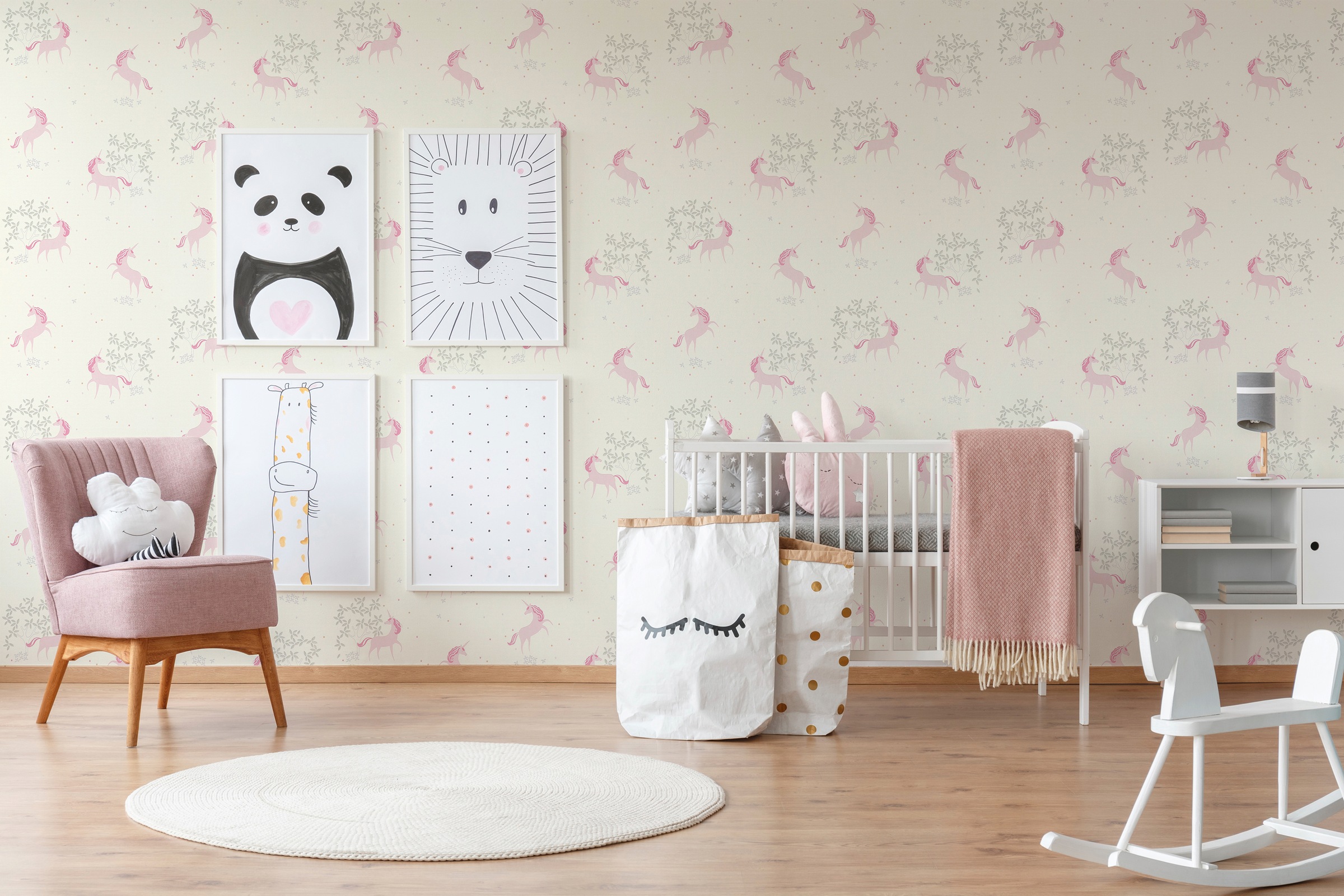 living walls Vliestapete »Boys & Girls«, Strukturmuster-gemustert-Motiv, Modern Tapete Kinder Tapeten Wohnzimmer Schlafzimmer Küche Design Büro