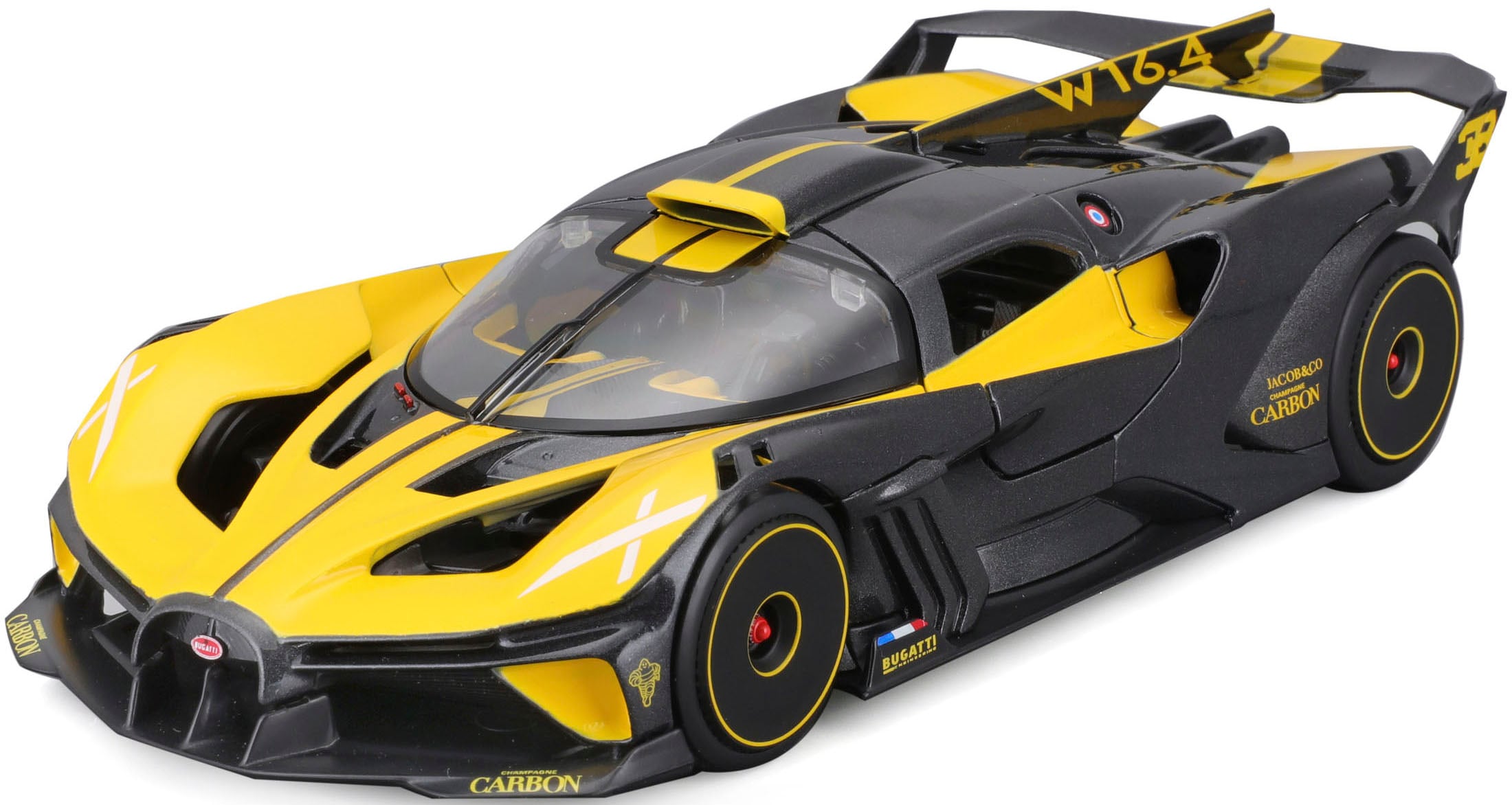 Maisto® Sammlerauto »Bugatti Bolide, gelb«, 1:24