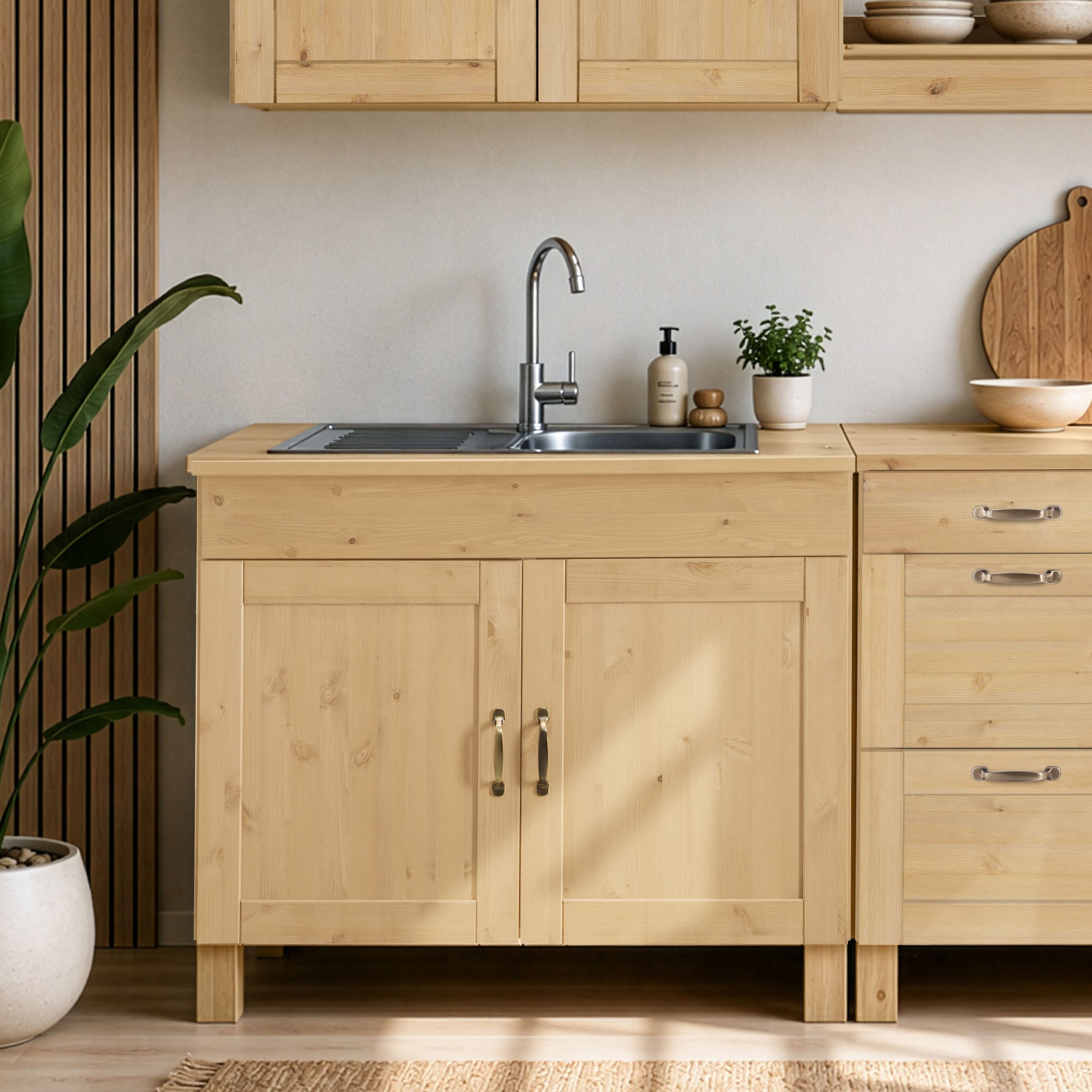 Home affaire Spülenschrank »Alby« Breite 100 cm, 1 Fach
