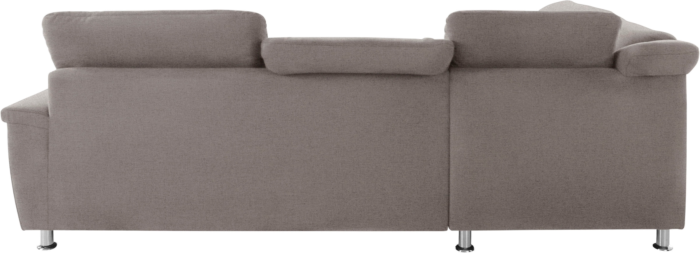 DOMO collection Ecksofa »Franzi L-Form«, wahlweise mit Kopfteilverstellung (dann Breite: 275 cm)