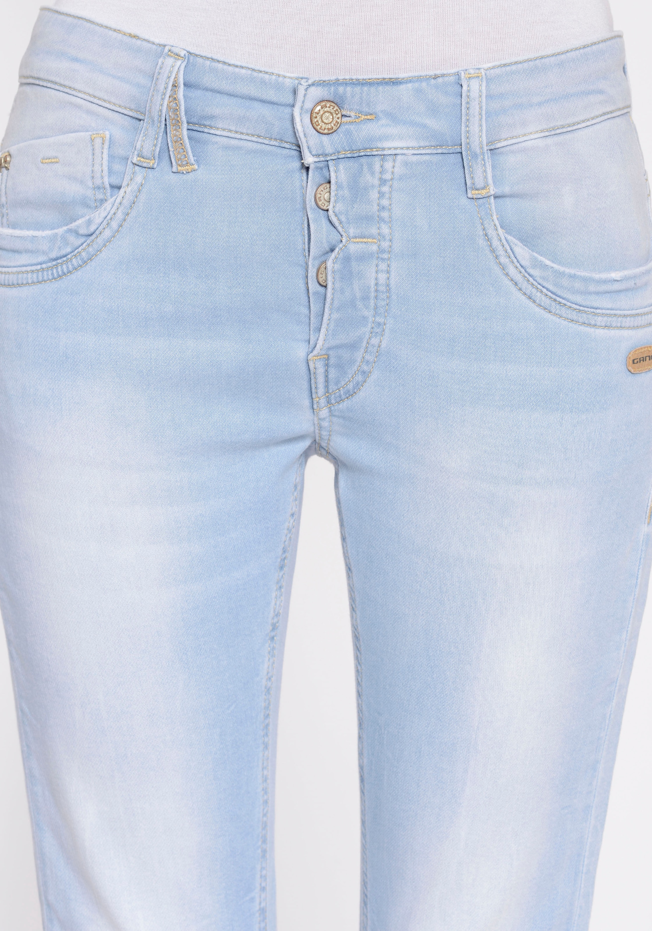 GANG 7/8-Jeans »94GERDA CROPPED«, mit tiefsitzenden Gesäßtaschen