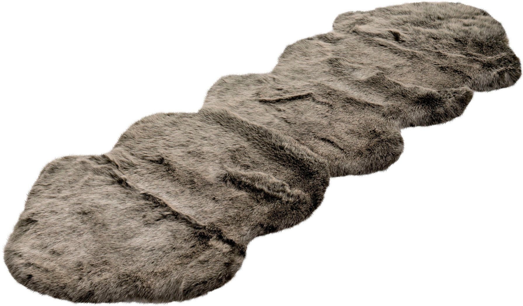 calo-deluxe Hochflor-Läufer »Emica-1000«, fellförmig, 52 mm Höhe, Kunstfell günstig online kaufen
