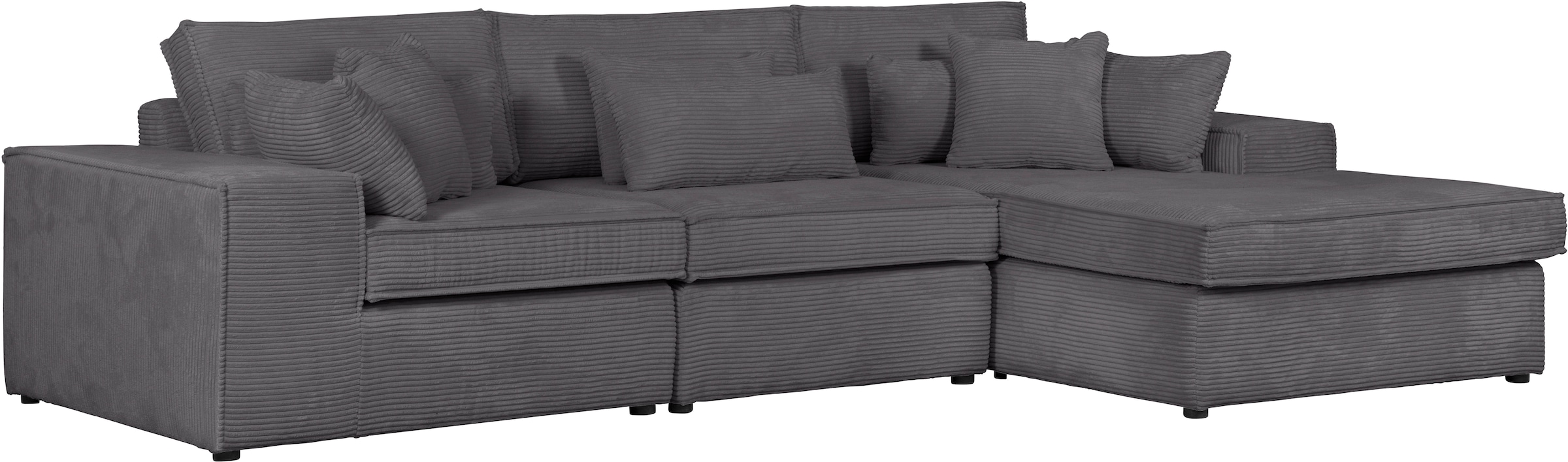 RAUM.ID Ecksofa »Florid L-Form«, 3 Teile, bestehend aus Modulen, viele Bezugsqualitäten, auch in Cord