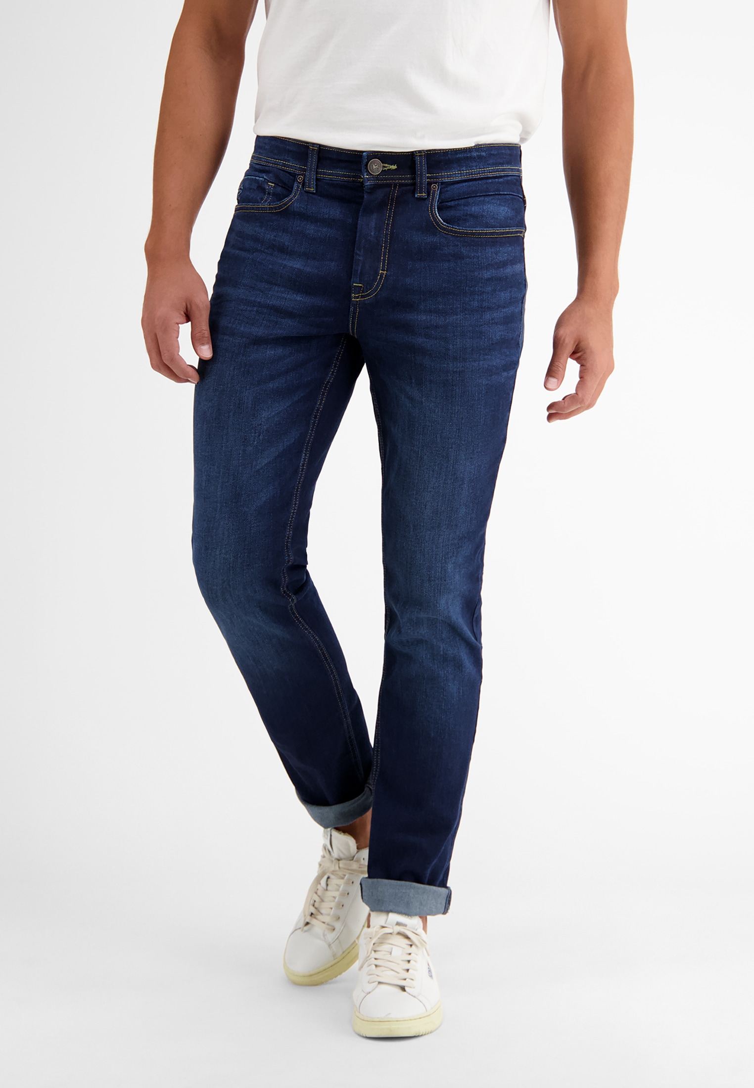 LERROS Relax-fit-Jeans »LERROS BAXTER 5-Pocket-Denim im Used-Look, RELAXED FIT«