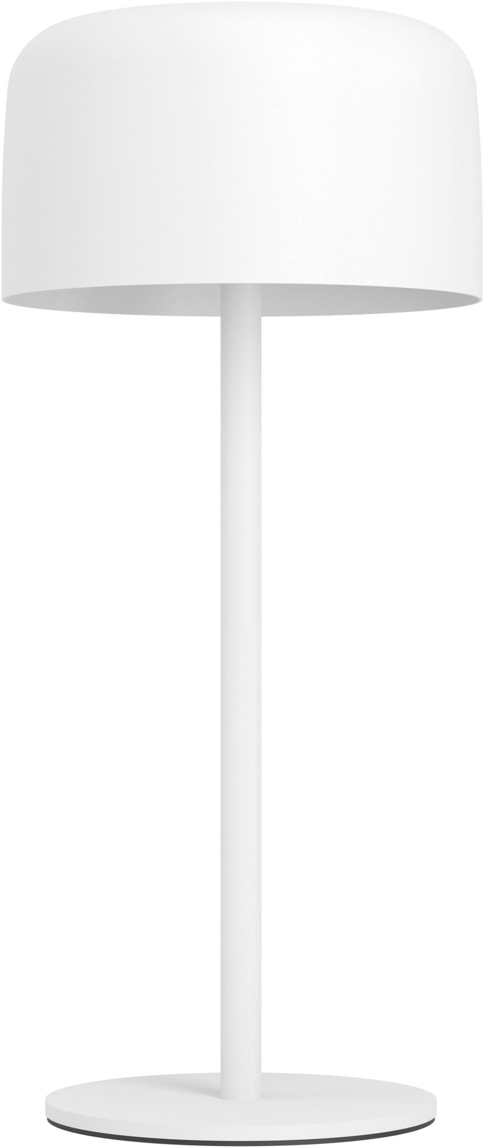 EGLO Tischleuchte »ROCCANOVA Tischlampe - Stahl - SOLAR-LED - 2,8W - IP44« LED-Modul 1 Stk. Warmweiß Solarleuchte, Außentischleuchte, Akku, Leselampe, H30 x Ø13,5 cm