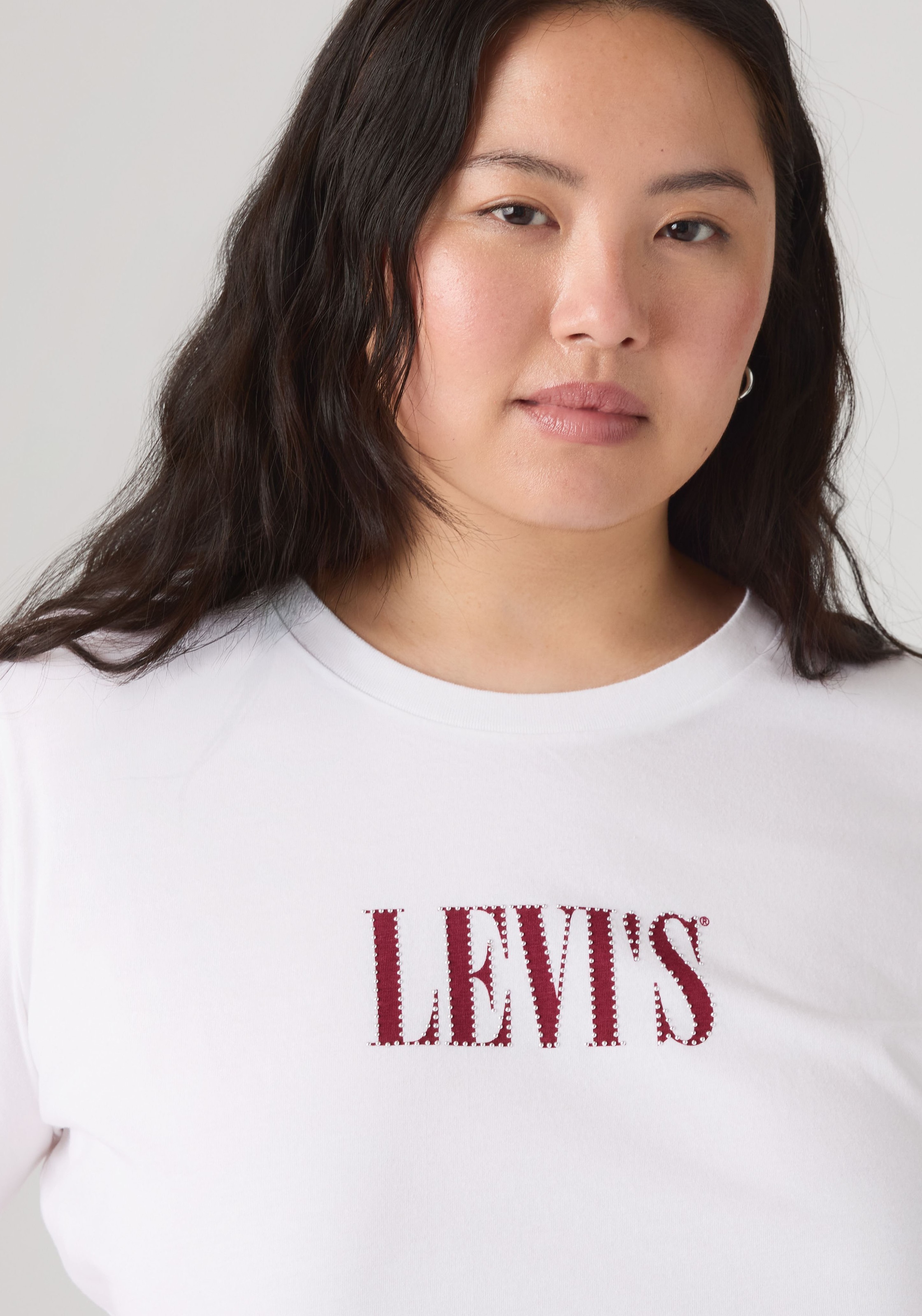 Levi's® Plus T-Shirt »PERFECT TEE« Figurumspielende Passform