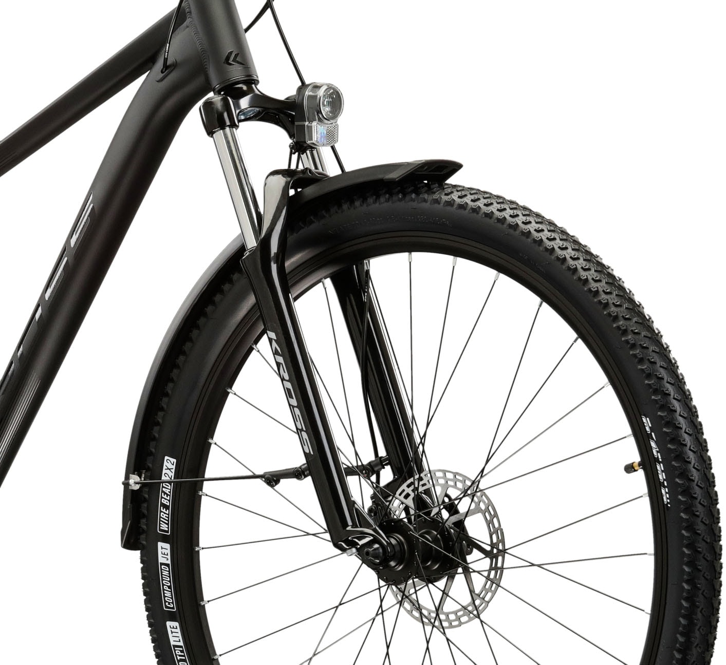Kross Mountainbike »Hardtail 29" Hexagon X200 schwarz 21 Gänge mit Beleuchtung 2026« 21 Gang Shimano ALTUS M310 Schaltwerk Kettenschaltung Rahmen aus Aluminium Performance