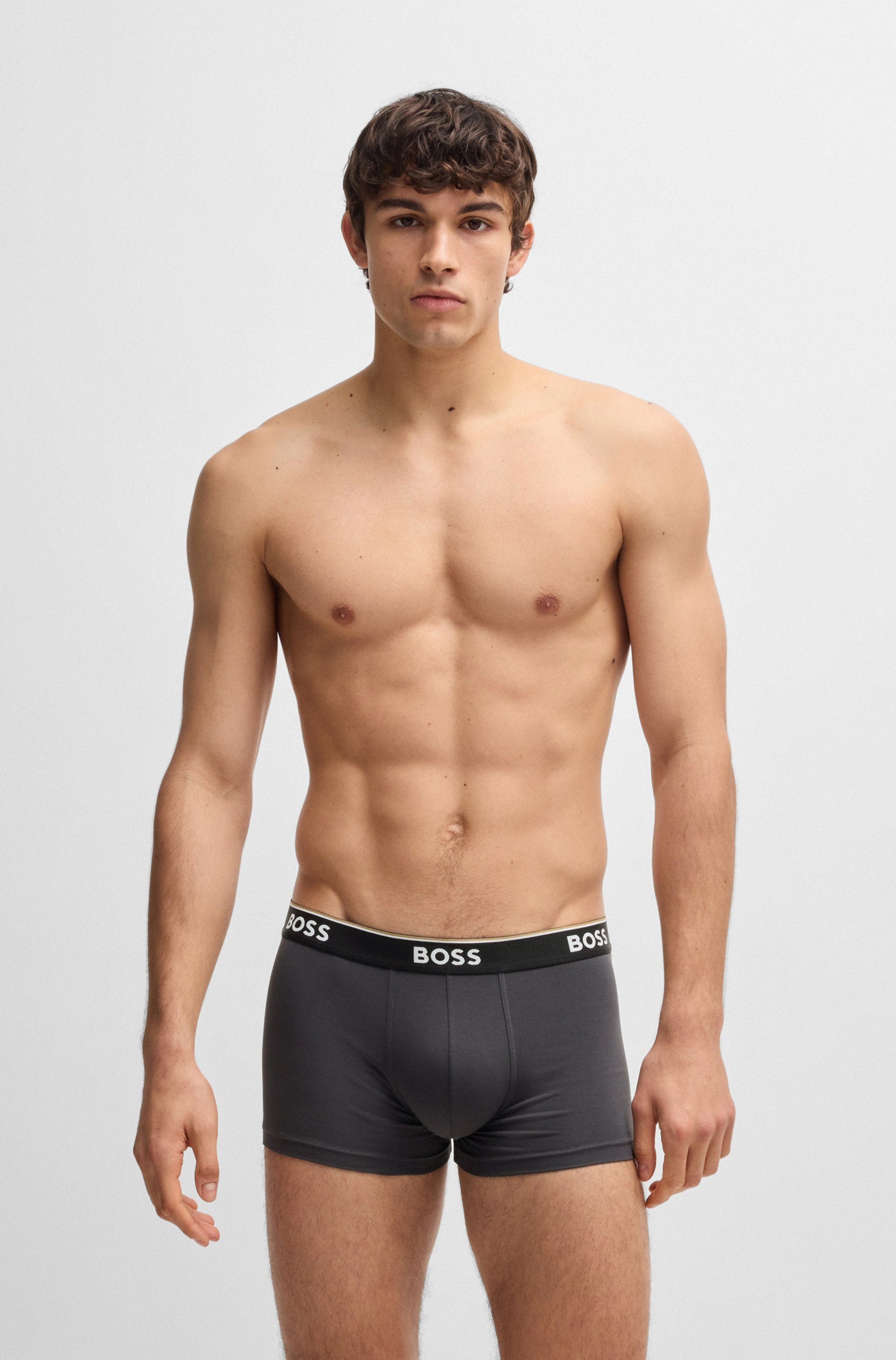 BOSS Trunk »3P Power«, (Packung, 3 St.), mit BOSS Schriftzug auf dem Bund