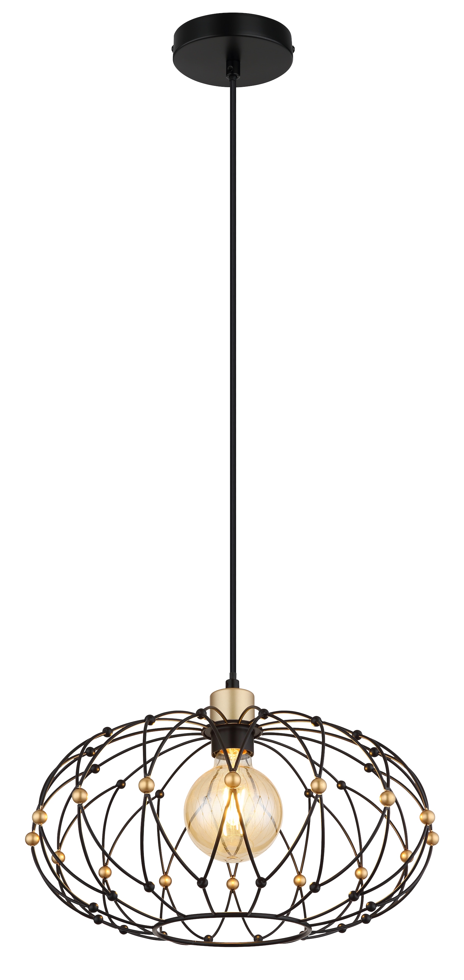 GLOBO LIGHTING Hängeleuchte »GREYS« E27 1 Stk. Hängelampe Esszimmer-Leuchte günstig online kaufen