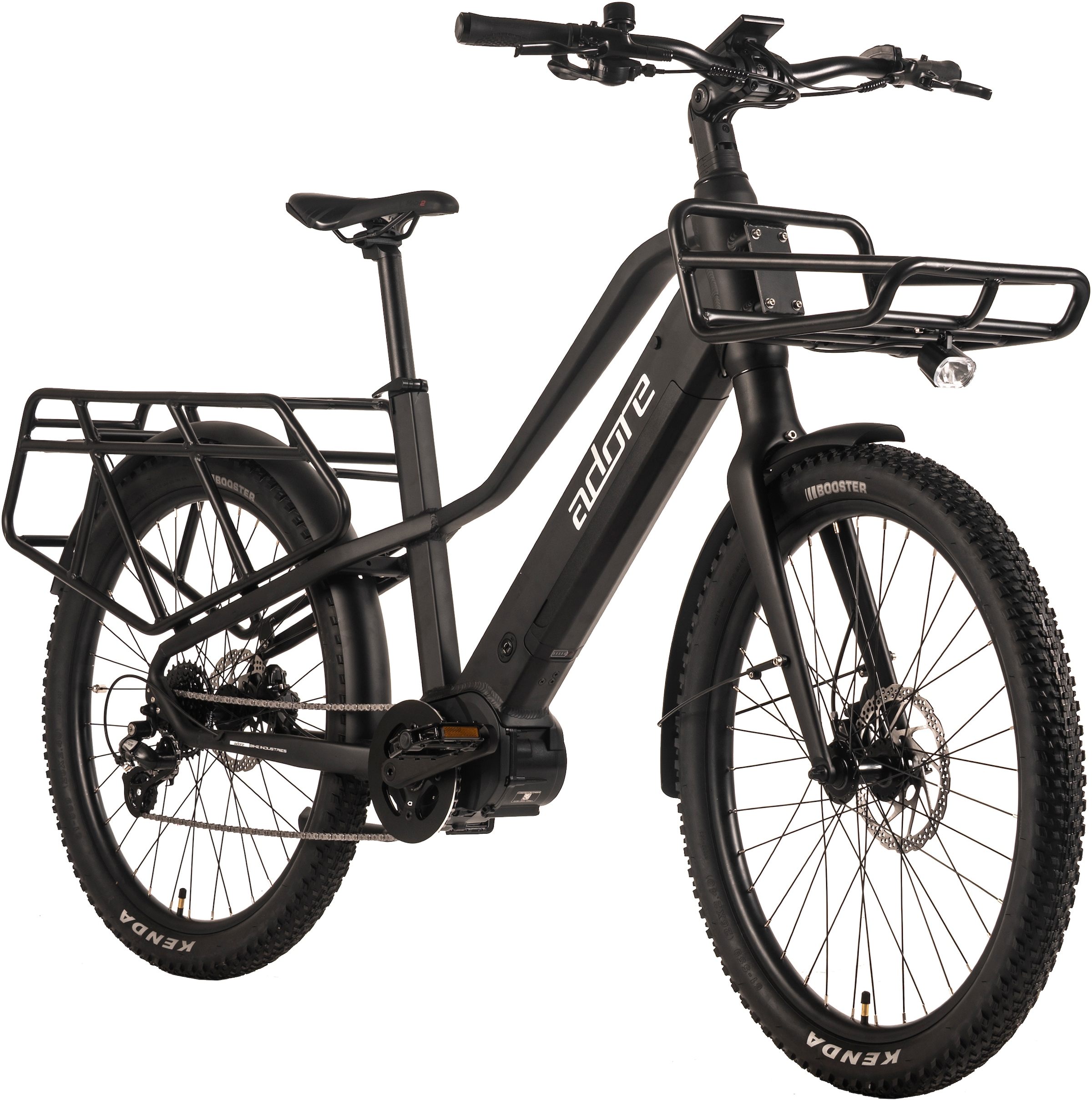 Adore E-Bike »28" Alu Urban E-Bike CX-501 Mittelmotor 85NM / 15Ah Schwarz matt«, 8 Gang, Shimano, Altus, Mittelmotor 250 W