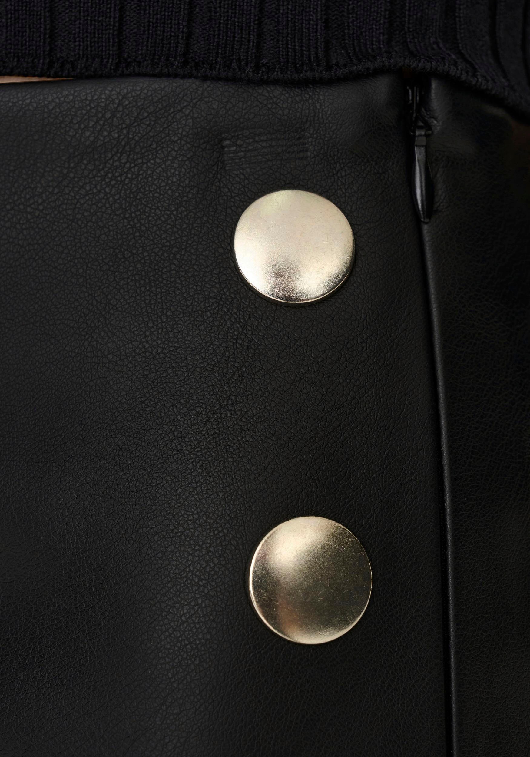 4. Bild von ONLY Lederimitatrock »ONLIDA FAUX LEATHER SKIRT CC OTW«, aus Lederimitat