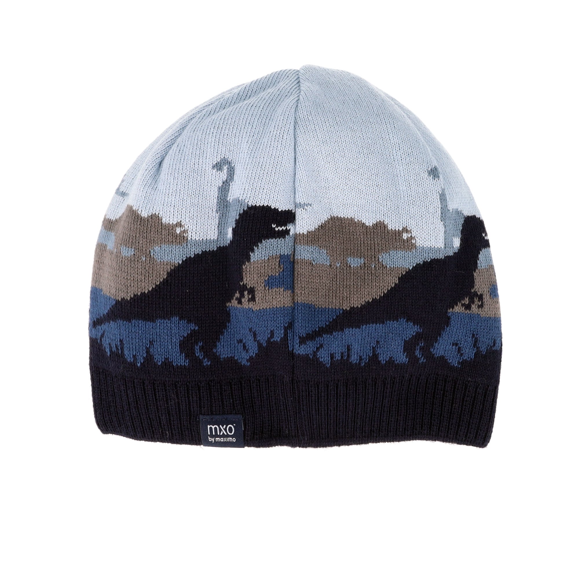 MAXIMO Strickmütze aus Baumwolle, mit Motiv, gefüttert