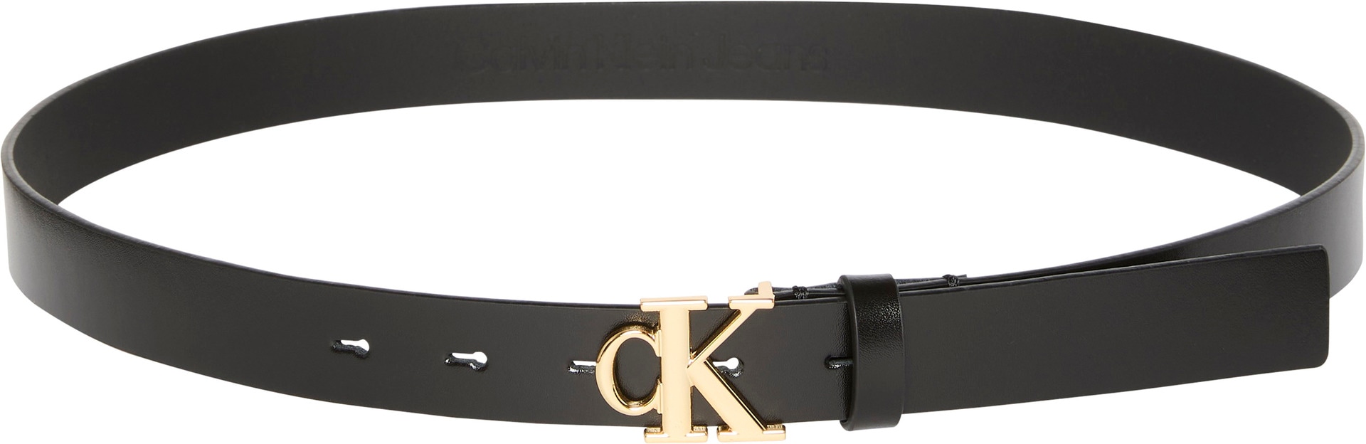 Calvin Klein Jeans Ledergürtel »Monogram Plaque Buckle 25MM«