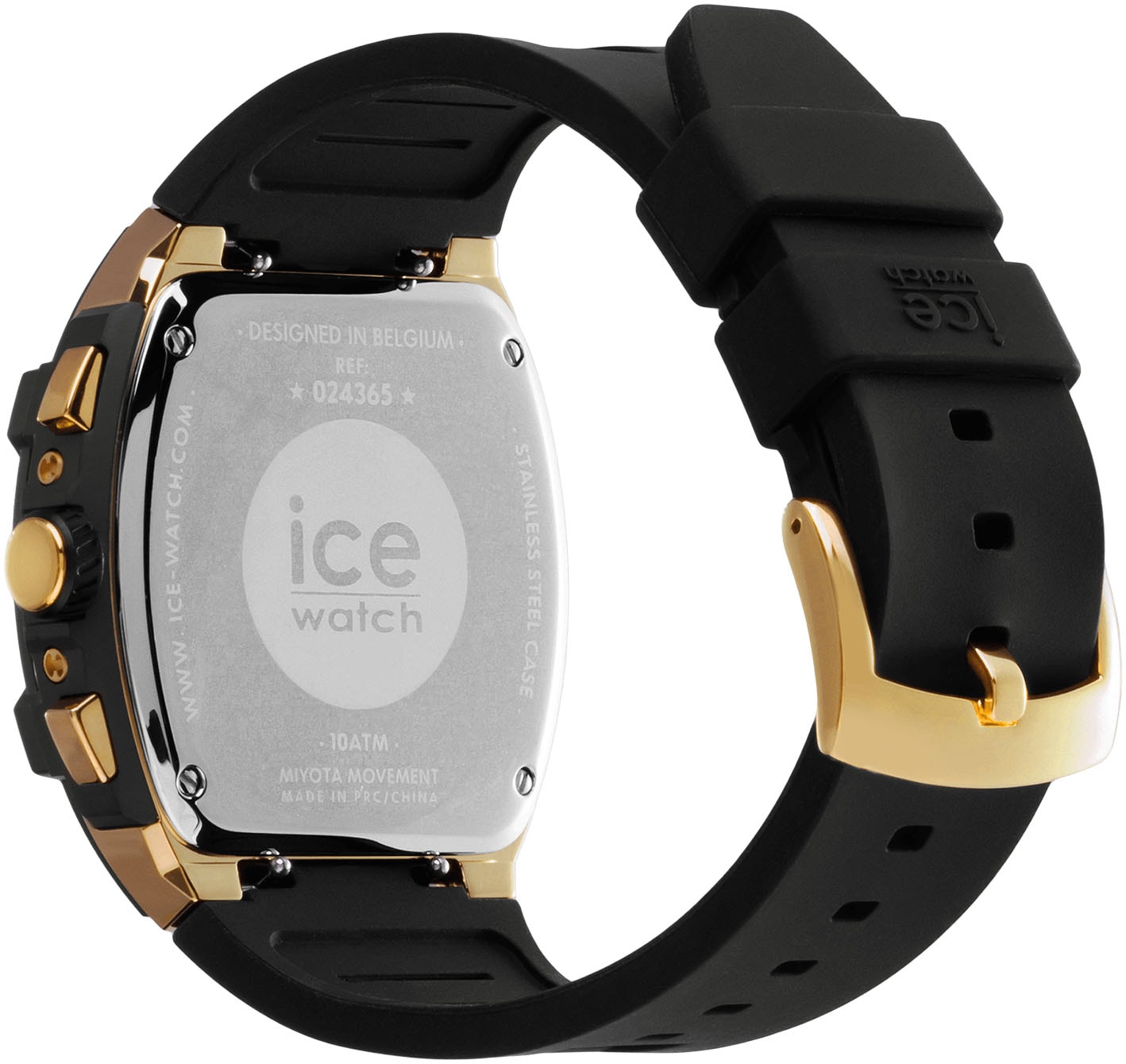 ice-watch Chronograph »ICE boliday - Steel - Large - CH« Armbanduhr, Quarzuhr, Herrenuhr, Silikonarmband, Stoppfunktion