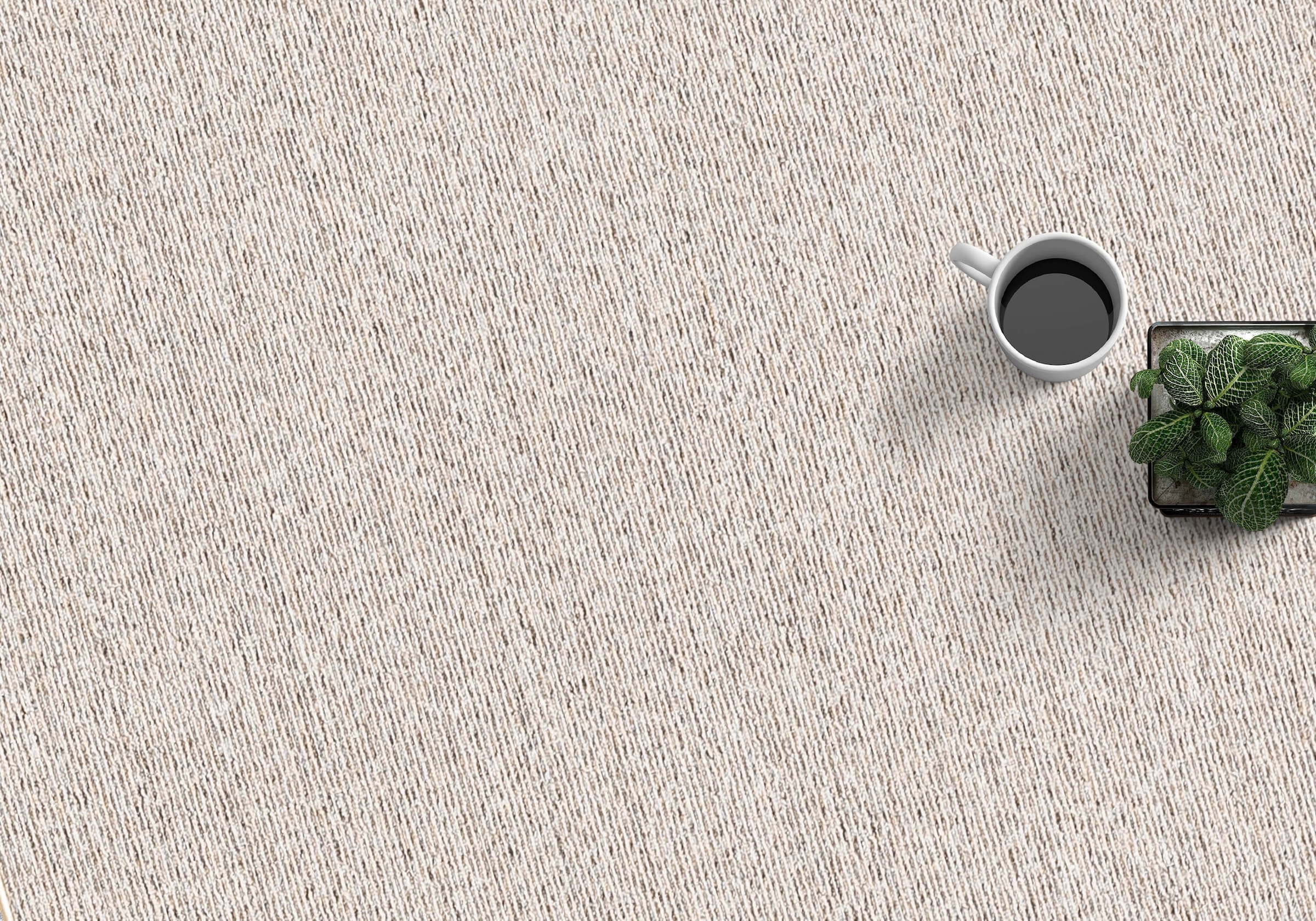 the carpet Teppich »Natal«, rechteckig, 5 mm Höhe, Wohnzimmer Teppich robust Filz-Rücken