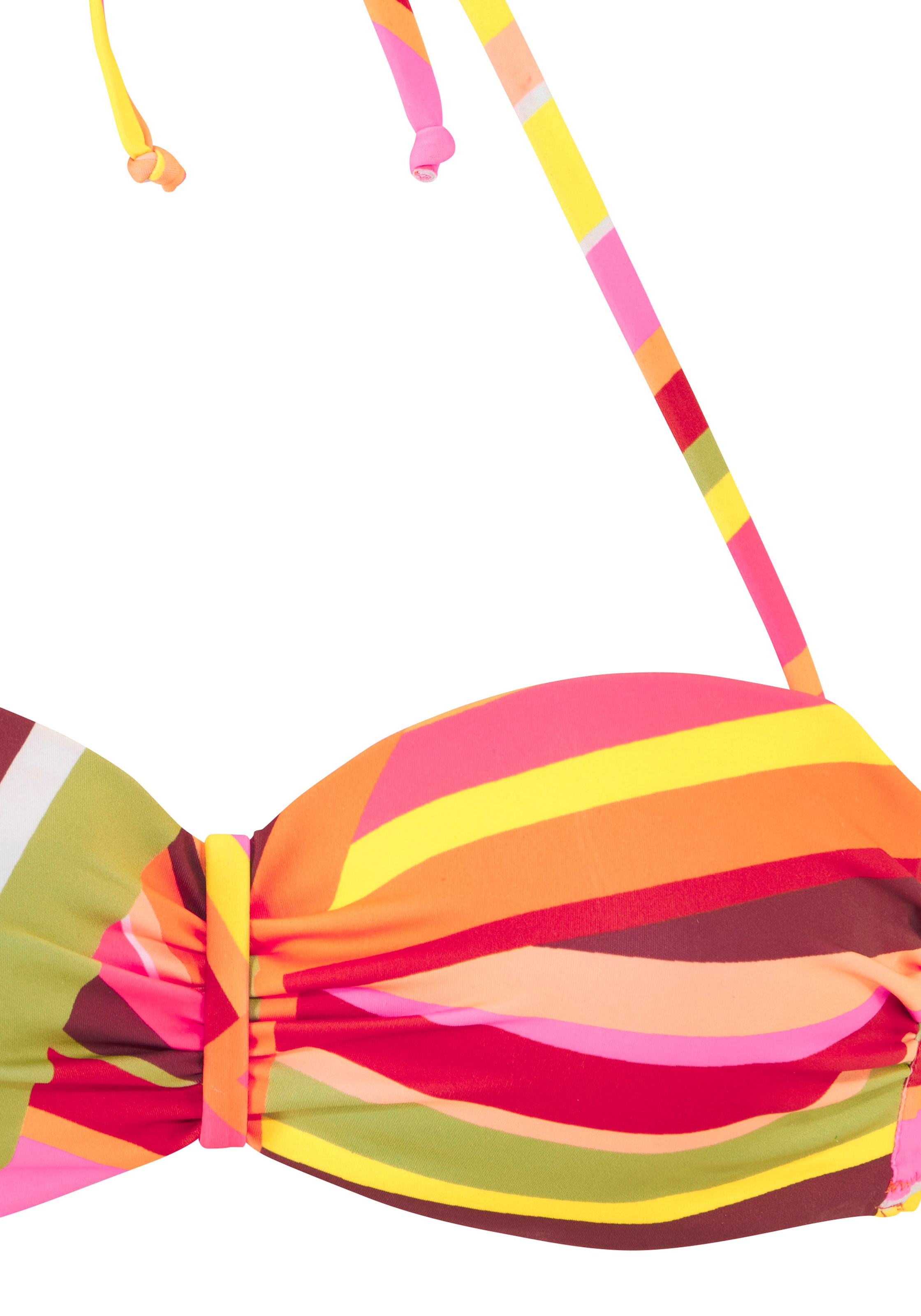 Bruno Banani Bügel-Bandeau-Bikini, mit grafischem Druck