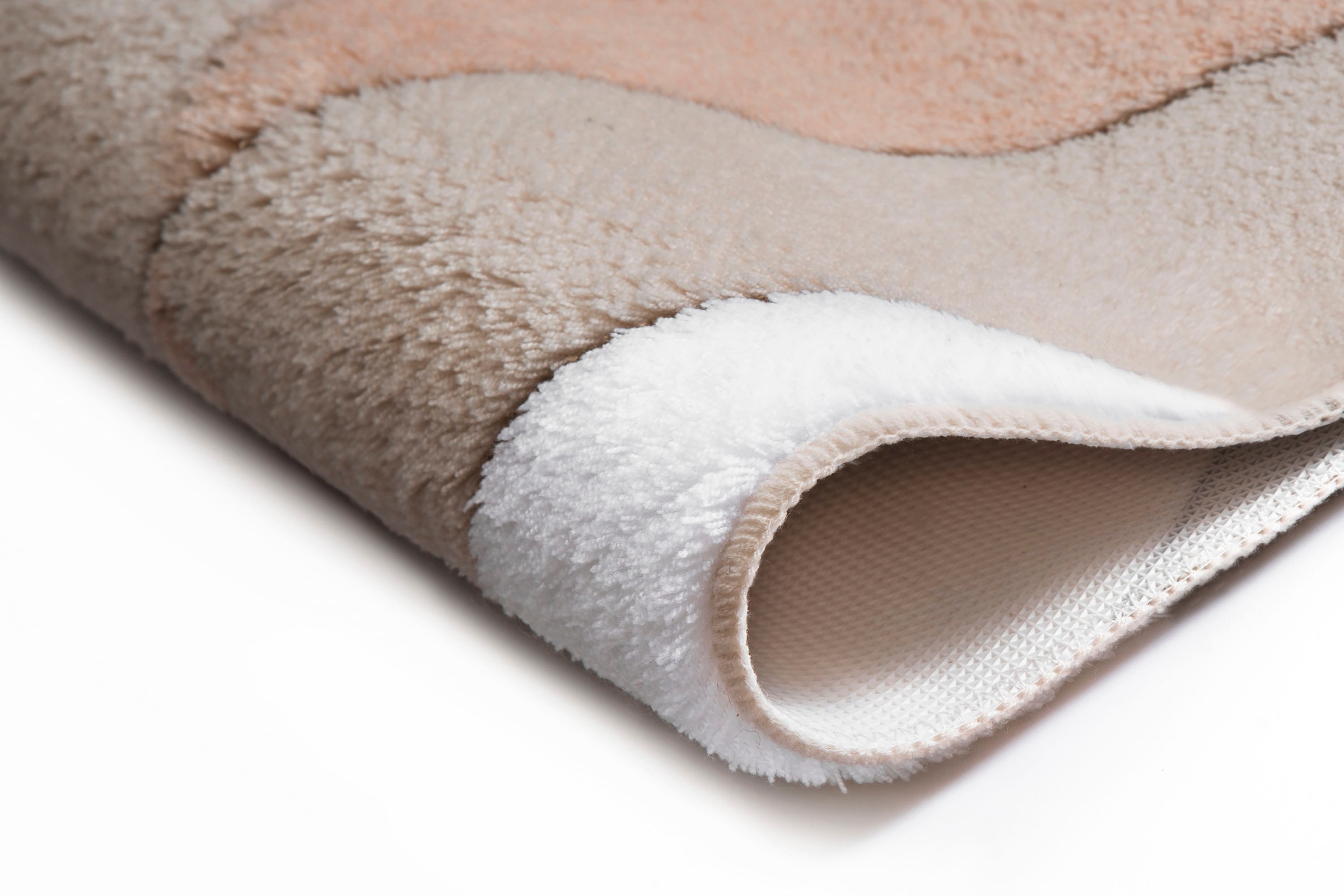 Kleine Wolke Badematte »Ayana«, rutschhemmend beschichtet, fußbodenheizungsgeeignet, Badteppich, modernes Rauten Design, leichter Hoch-Tief Effekt