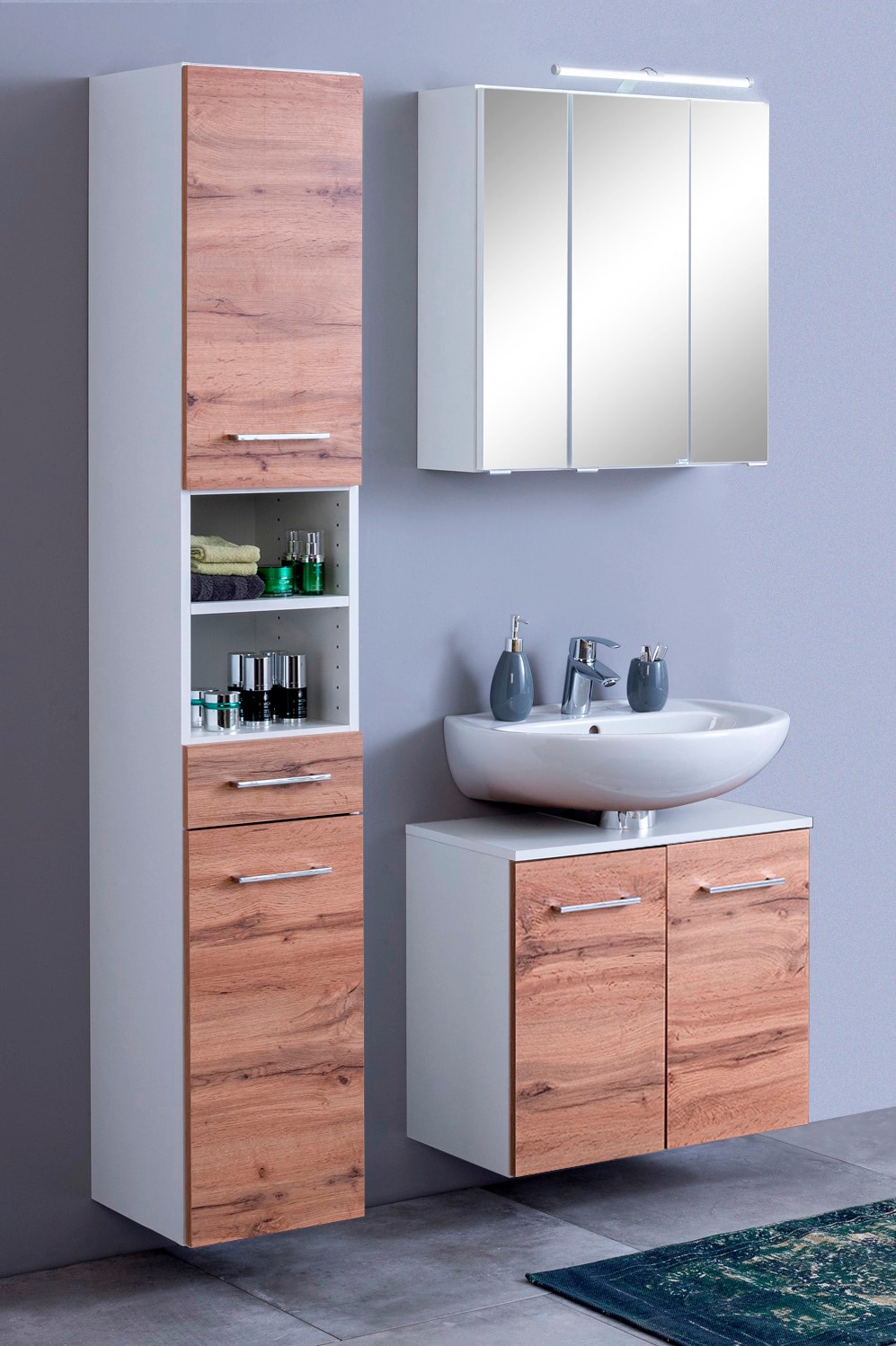 welltime Badmöbel-Set »Avignon« 3 Stk. tlg. günstig online kaufen