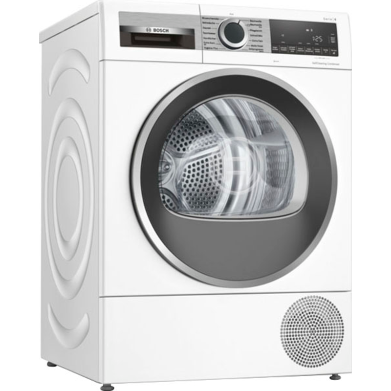 BOSCH Wärmepumpentrockner »WQG235D00« 8 Selbstreinigender Kondensator, Halbe Beladung, Reversierende Trommel weiß Großes LED Display: einfache...