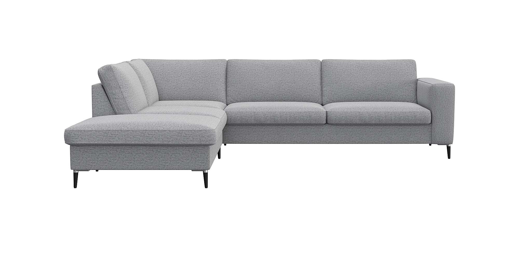 FLEXLUX Ecksofa "Fiore, super Sitzkomfort durch Kaltschaum im Sitz, L-Form" günstig online kaufen