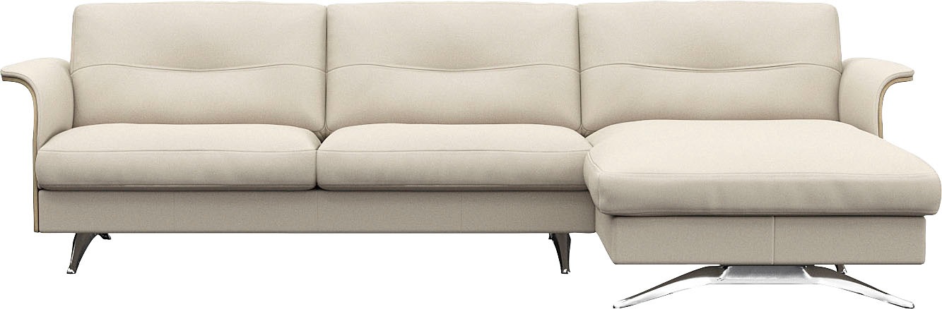 FLEXLUX Ecksofa »Glow bequem und komfortabel durch hochwertigen Sitzaufbau, günstig online kaufen