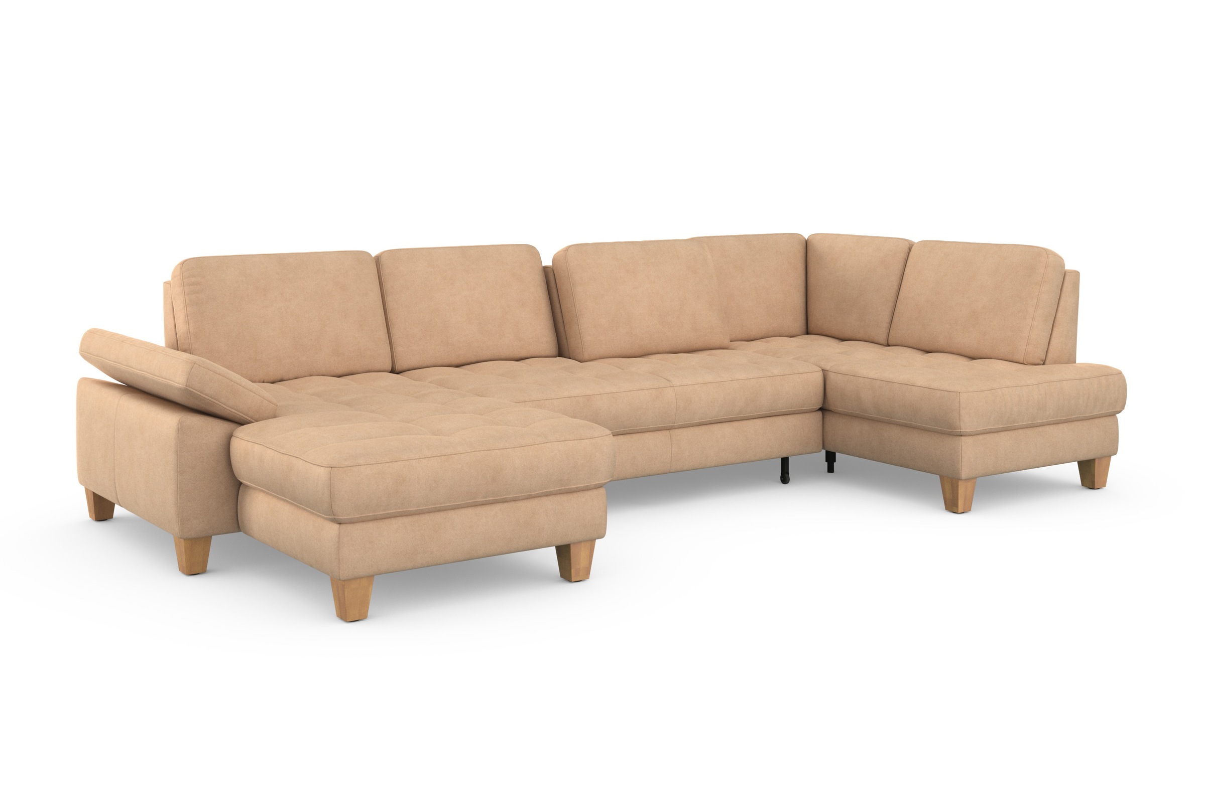 sit&more Wohnlandschaft »Westham U-Form«, wahlweise mit Bettfunktion, Bettkasten, Sitztiefenverstellung