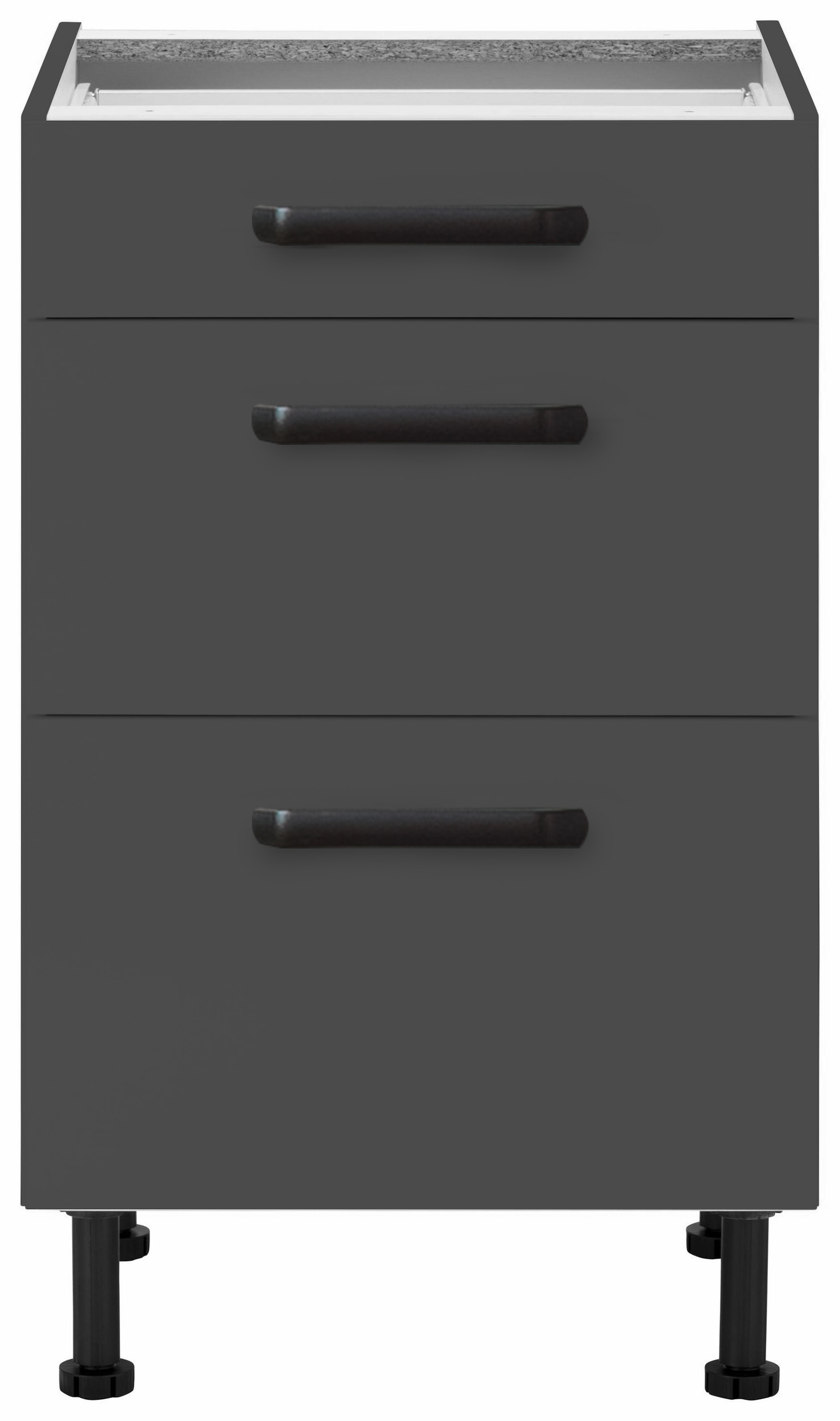 wiho Küchen Unterschrank »Simi« Soft-Close-Funktion in Schubkästen und Auszügen, verstellbare Füße