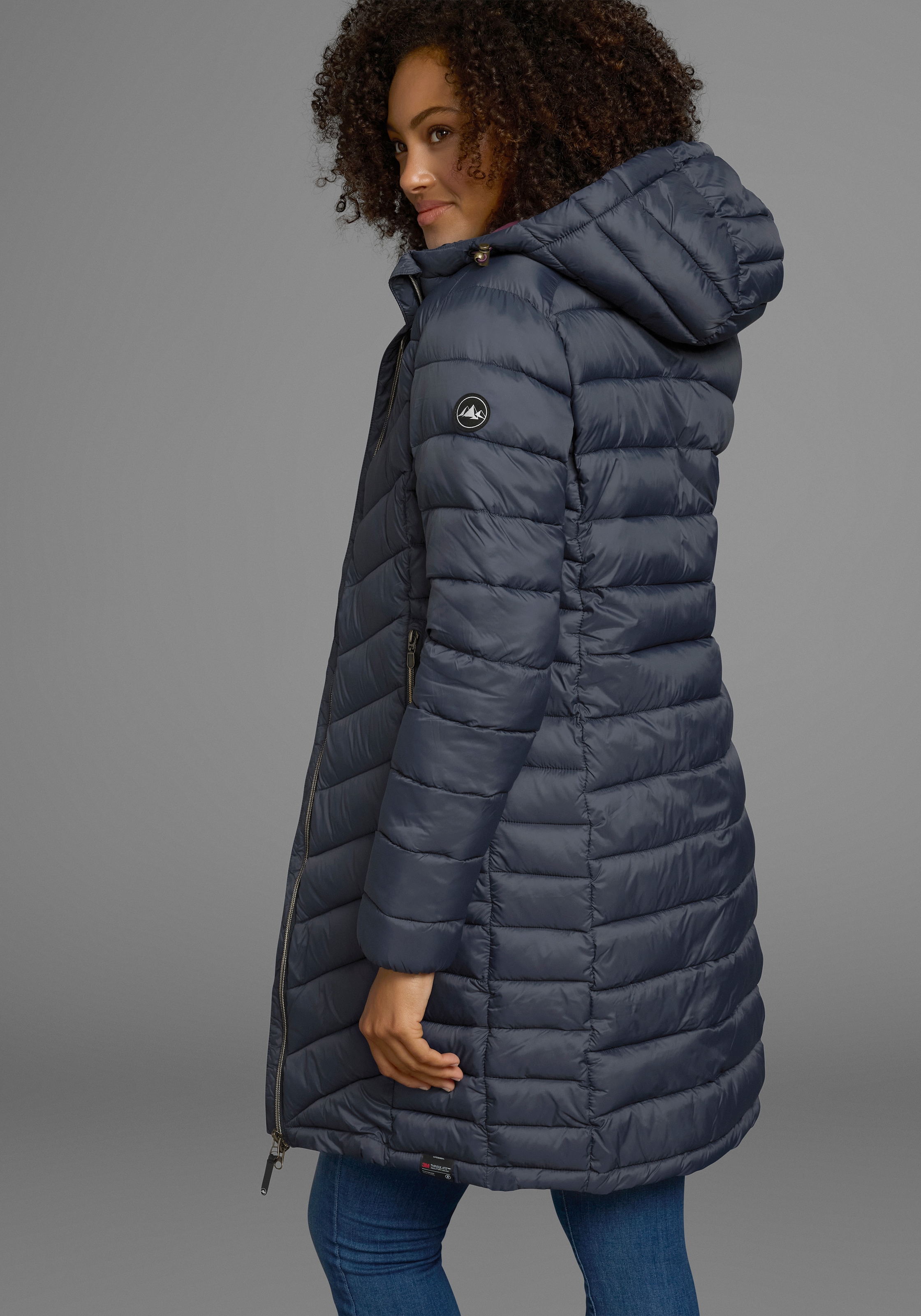 Polarino Steppmantel besonders leicht mit großem Wärmerückhaltevermögen, Übergangsjacke