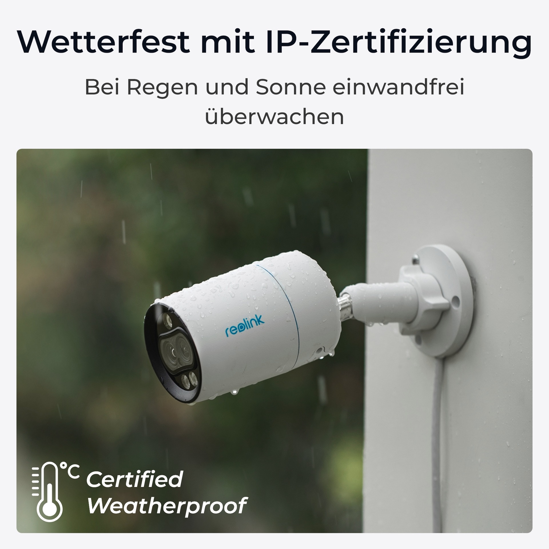 Reolink Überwachungskamera »P330M - 4K Dual-Objektiv Überwachungskamera Aussen mit Farbnachtsicht«, Außenbereich, PoE, Weitwinkel- und Nahansicht, Personen-/Fahrzeug-/Tiererkennung