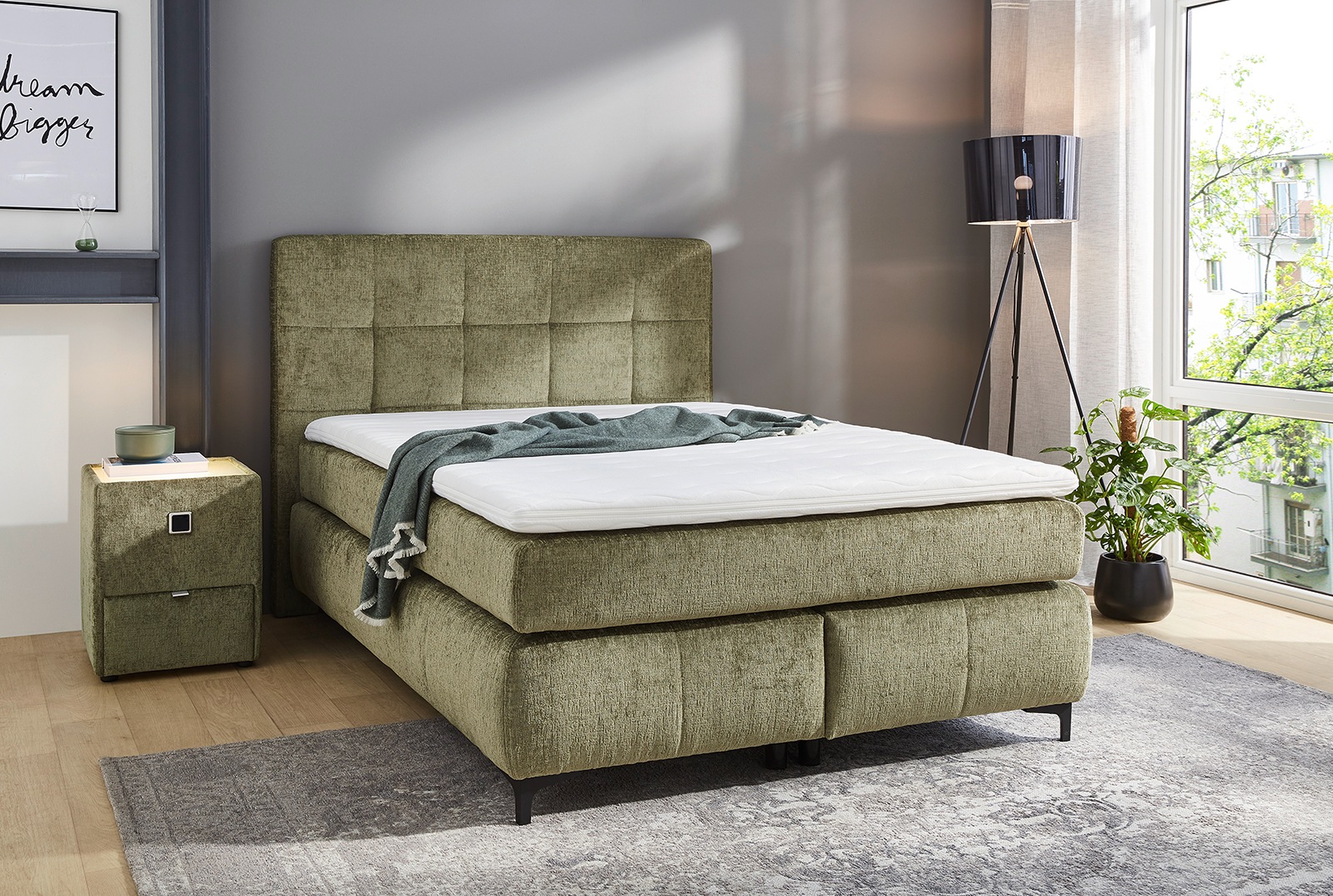 Jockenhöfer Gruppe Boxspringbett Beatrice erhältlich in 140 & 180cm Breite, günstig online kaufen