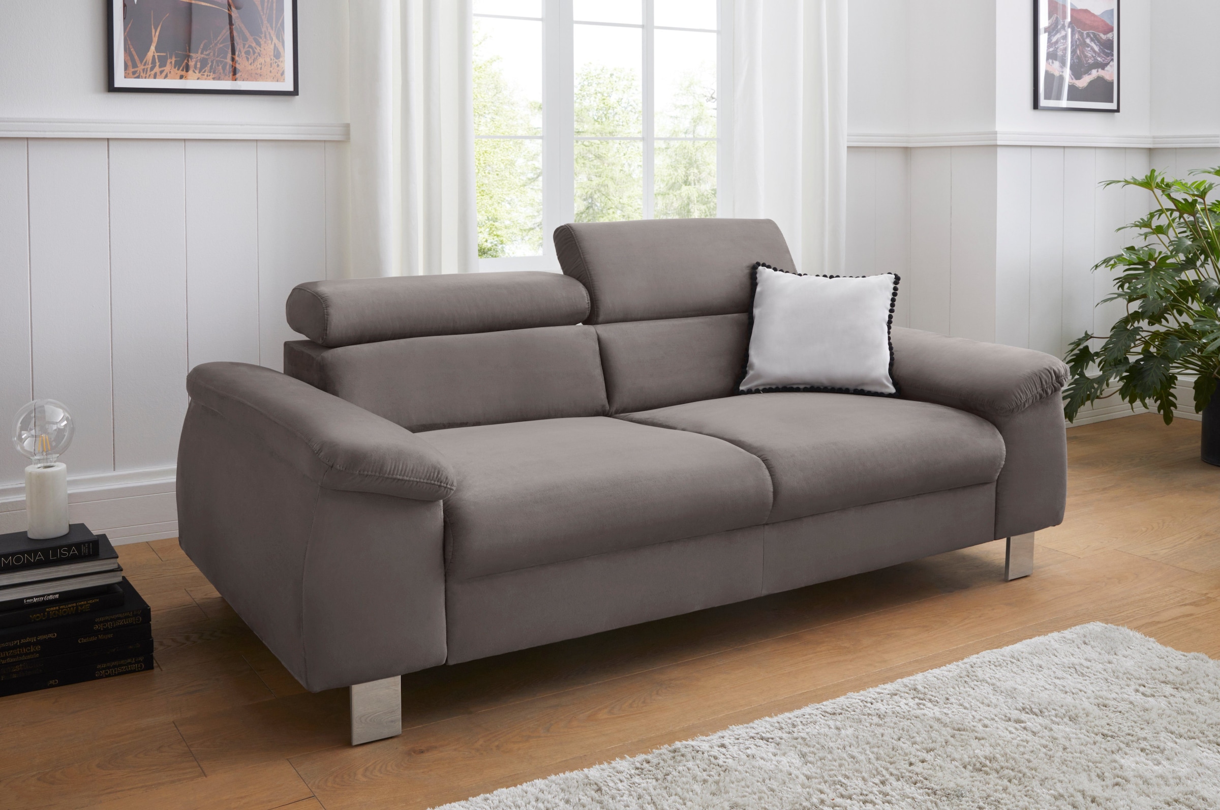 COTTA Polstergarnitur »Komaris, B: 193 bzw. 100 cm« Set, Set: 3er-Sofa & Ho günstig online kaufen