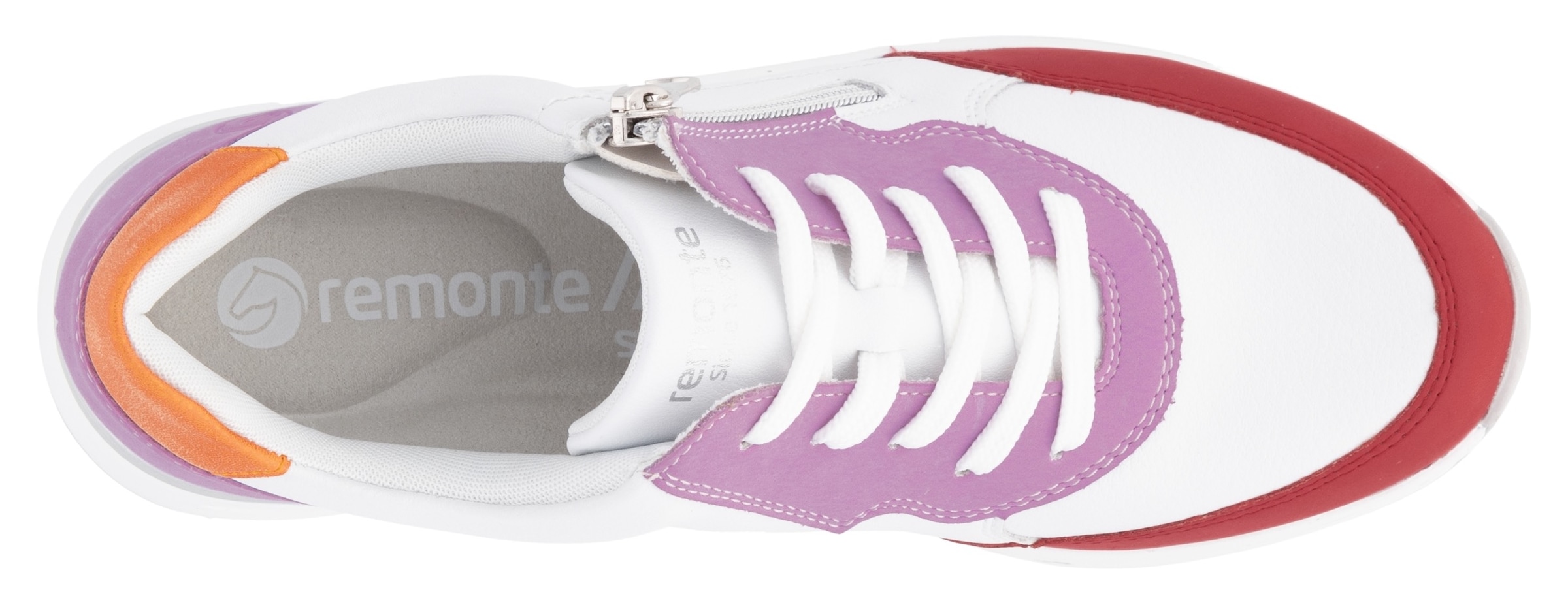 Remonte Keilsneaker »Elisabeth Hurley-Collection«  , Freizeitschuh, Halbschuh, Schnürer mit herausnehmbarer Soft-Einlage