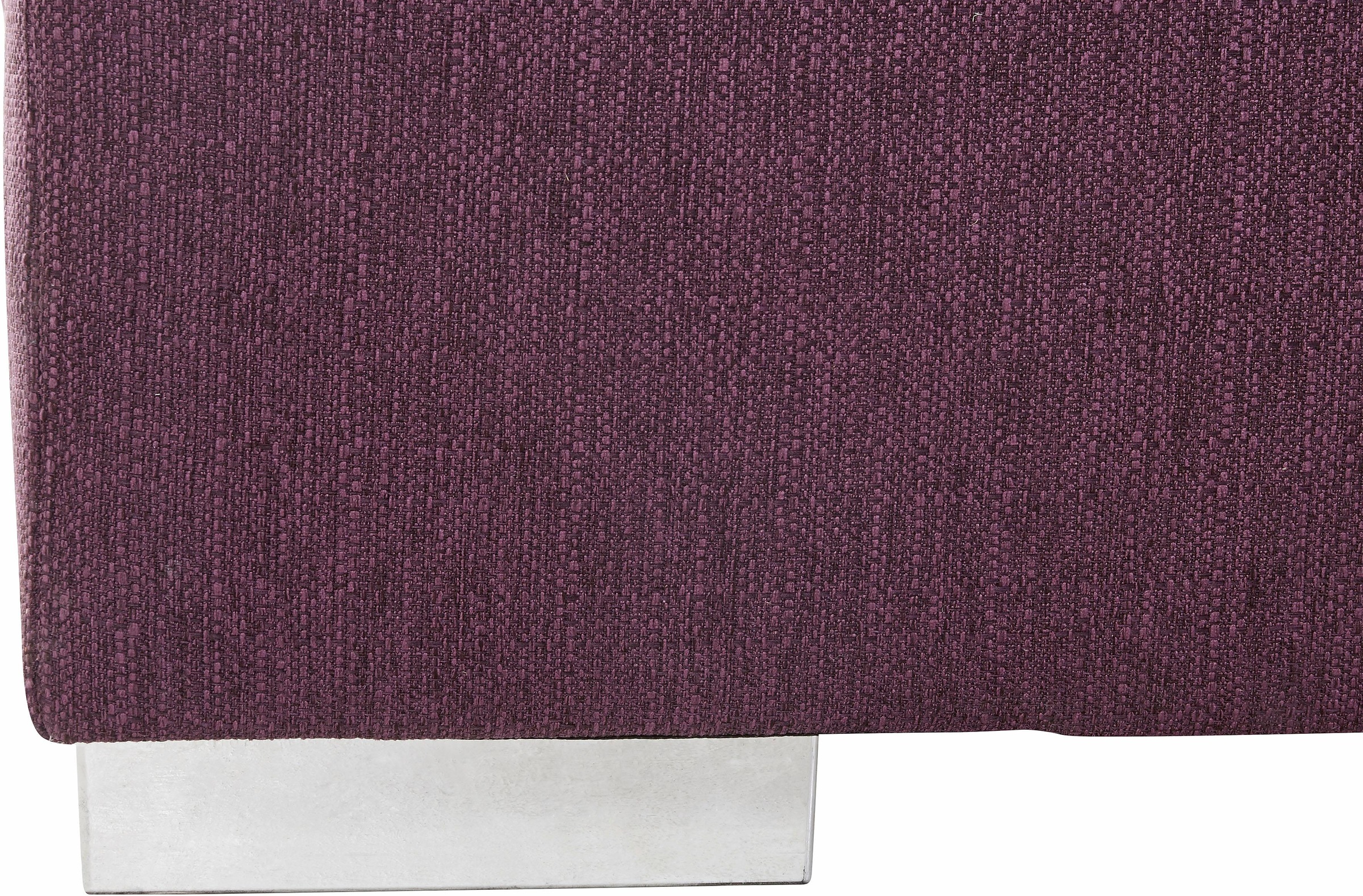 exxpo - sofa fashion Ecksofa »Spring, super bequem, mit Armteil- und Kopfteilfunktion«, L-Form, wahlweise mit Bettfunktion und Bettkasten