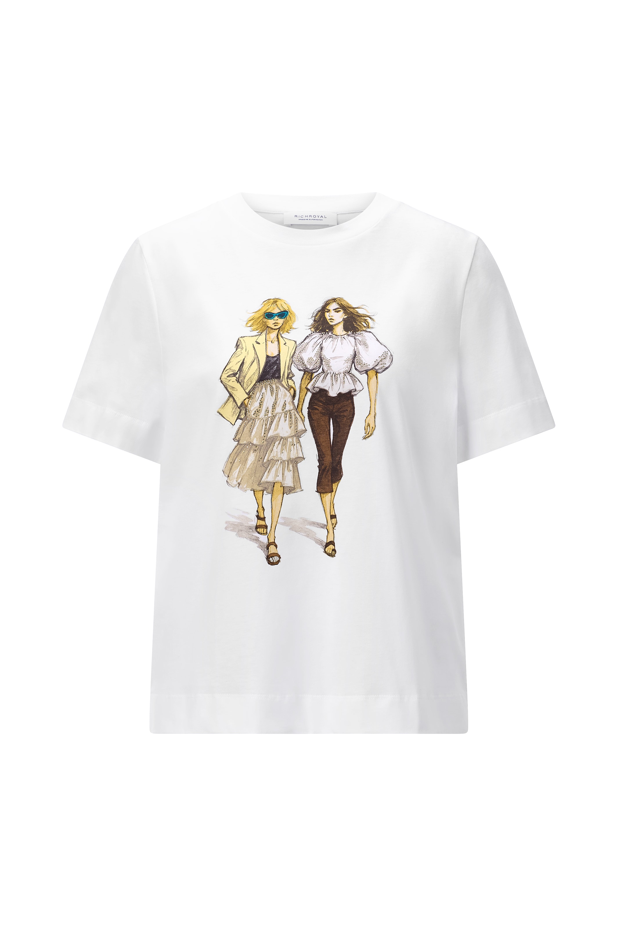 RICHROYAL T-Shirt Regular fit mit Modeprint