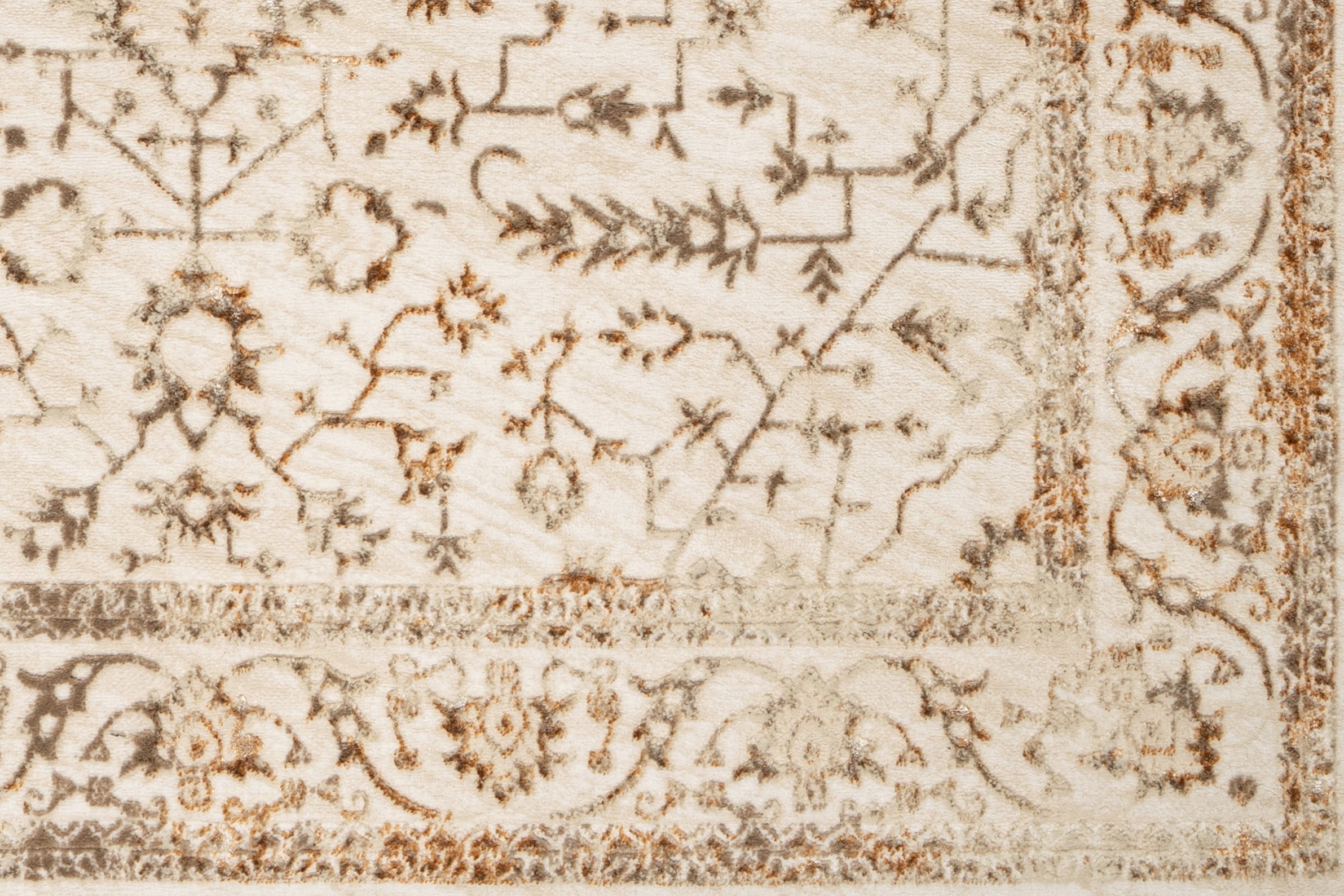OTTO home Teppich »Amira, orientalisches Design« rechteckig 11 mm Höhe mit Bordüre, elegant, Vintage Optik, Wohnzimmer, Schlafzimmer