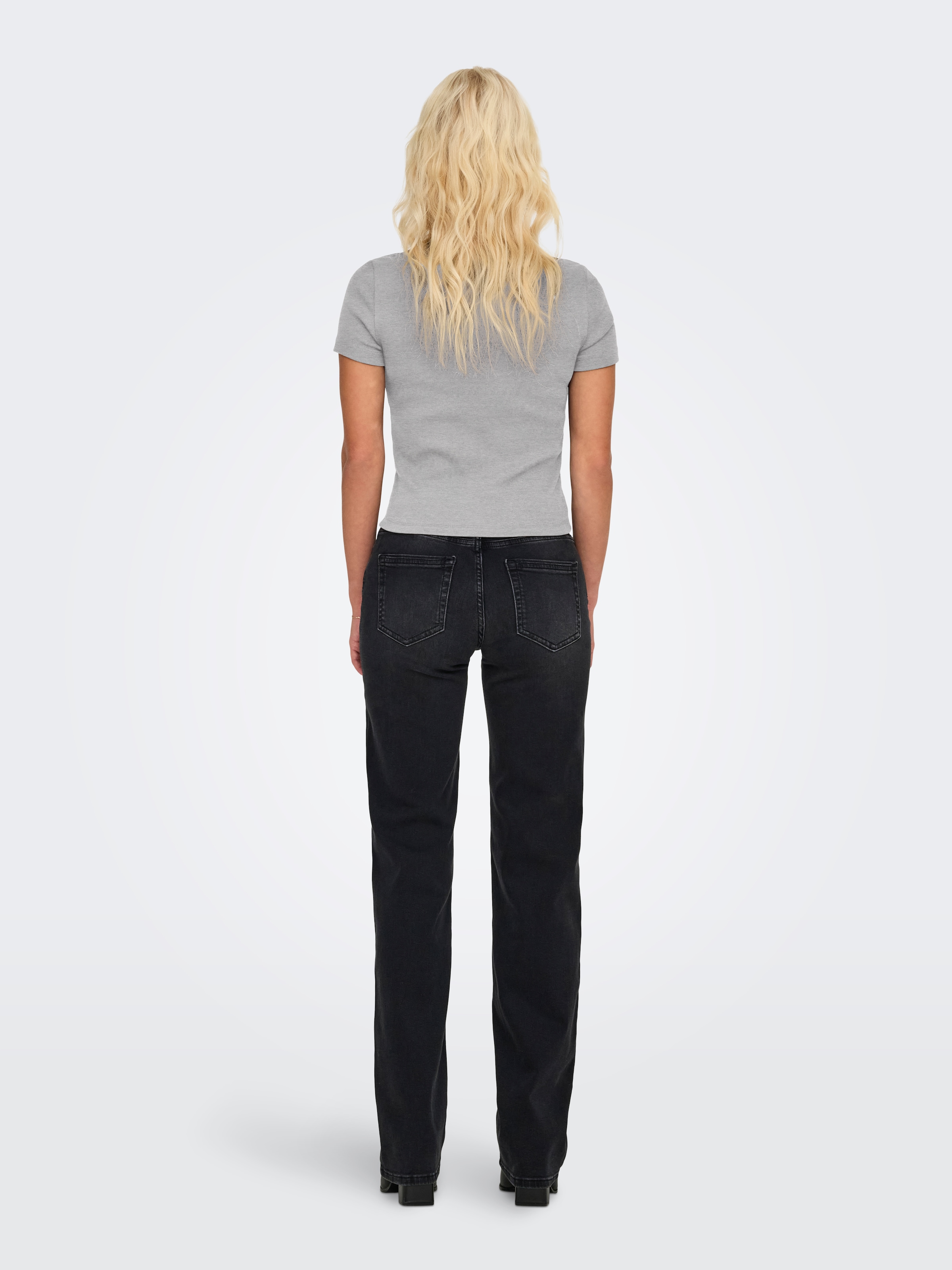 ONLY Kurzarmshirt »ONLVAL – Basic-Shirt mit Stretchkomfort für jeden Tag« regular fit, modisch, Jersey, Baumwollmischung, Rundhals