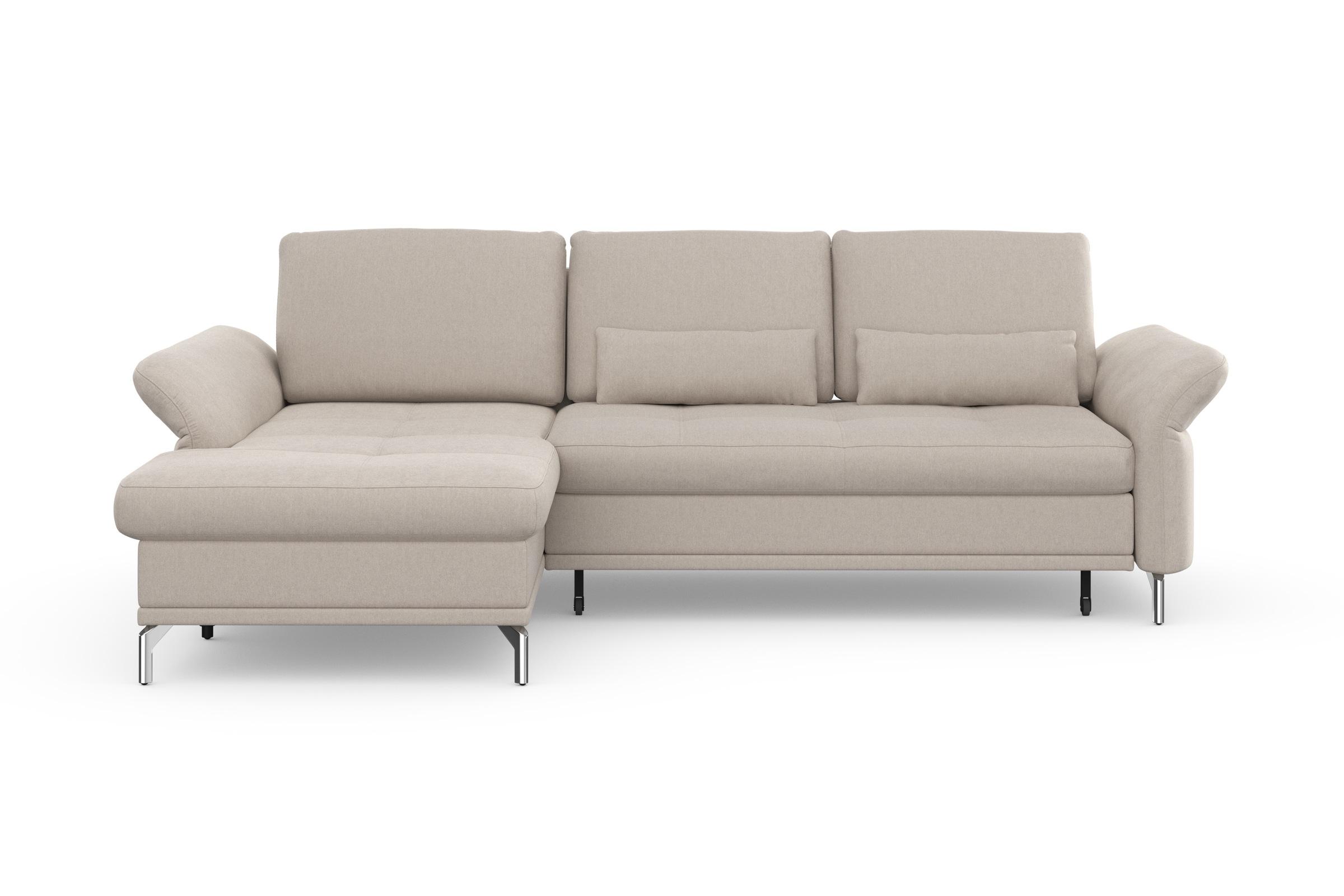 Home affaire Ecksofa »Palm Beach L-Form« Federkern, mit Sitztiefenverstellu günstig online kaufen