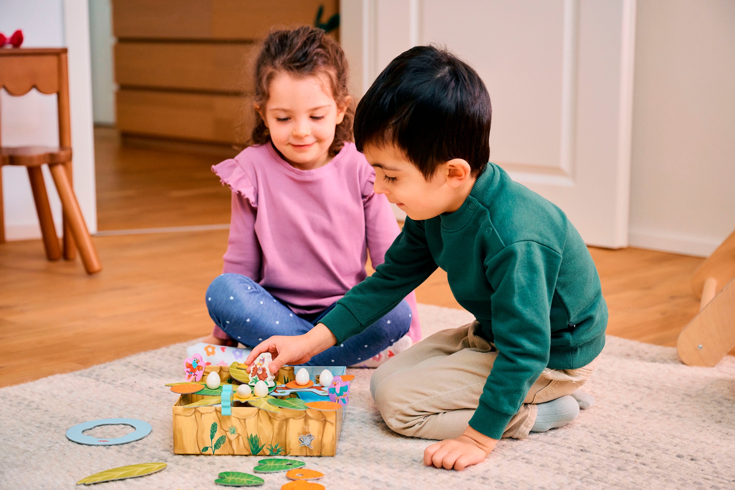 Haba Spiel »Auweia, Frau Geier! Im Nest wackeln Eier«