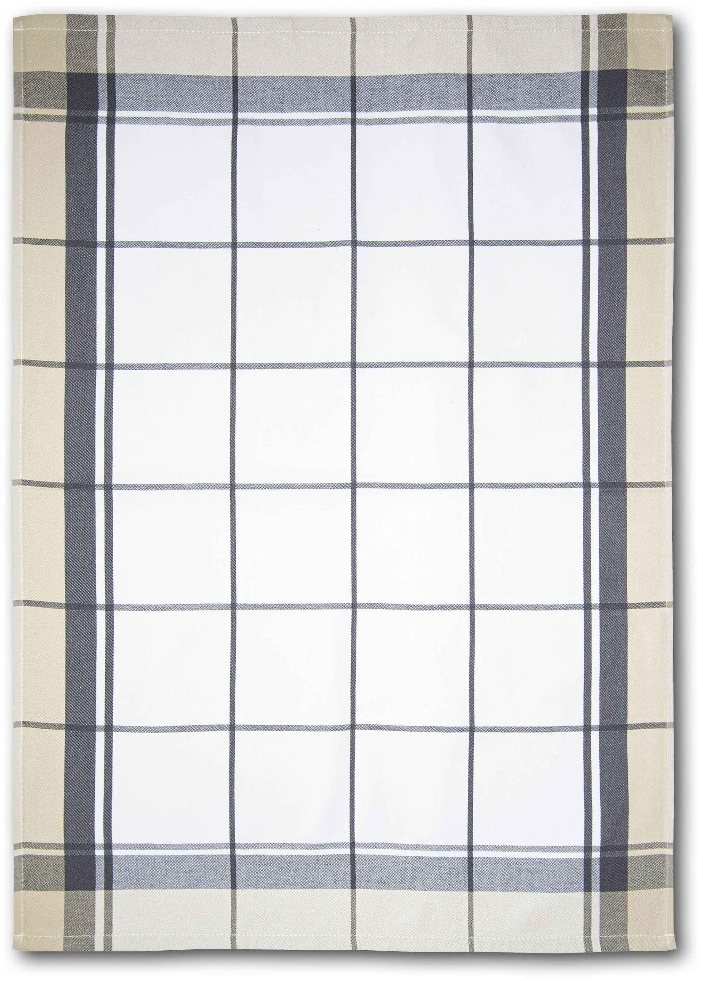 Dyckhoff Geschirrtuch »KARO, Maße je Tuch ca. 50x70 cm, aus 100% Baumwolle«, (Set, 3 tlg.), mit drei verschiedenen Motiven