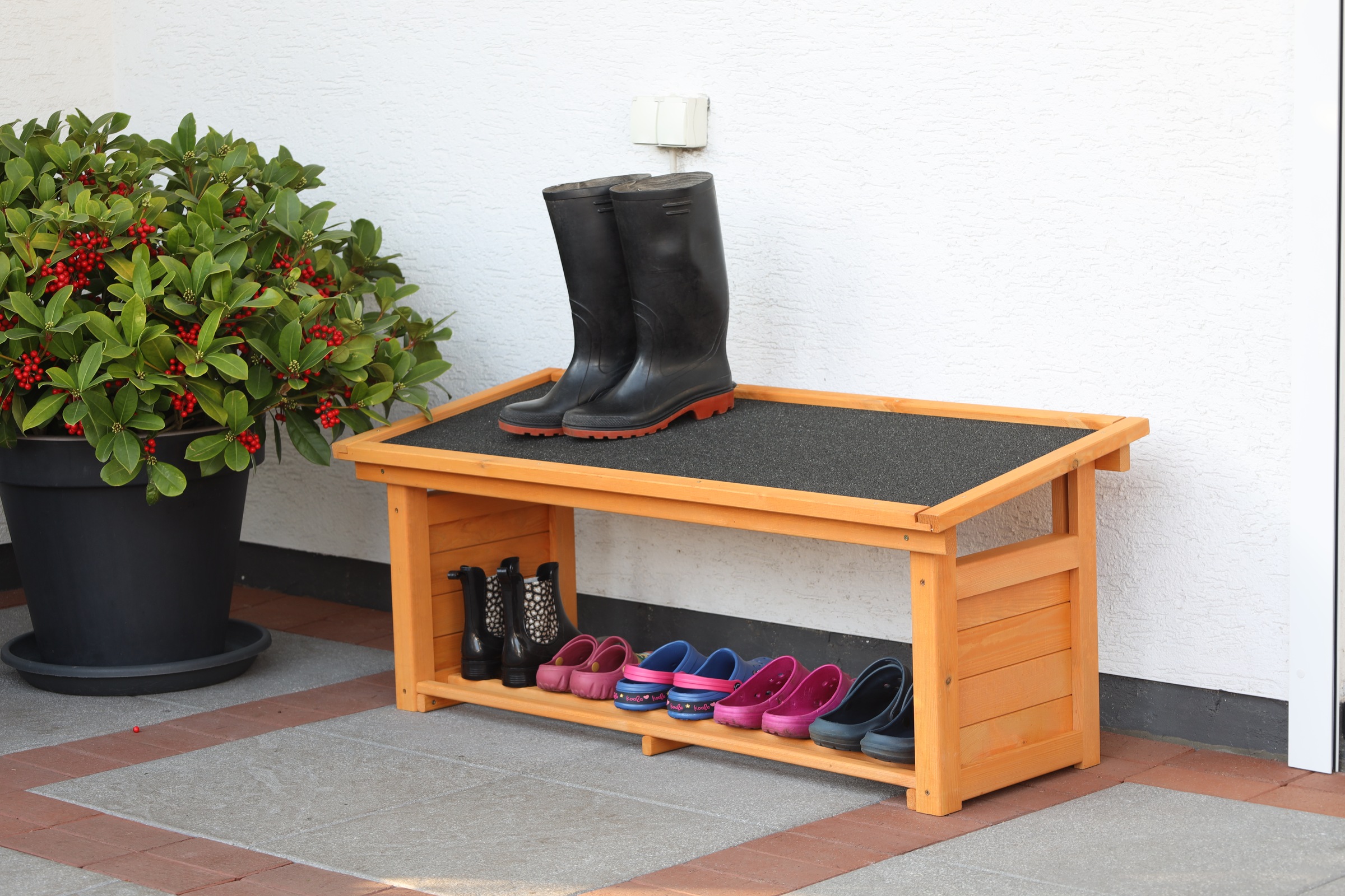 promadino Schuhregal »shoeport«, BxTxH: 119x45x50 cm