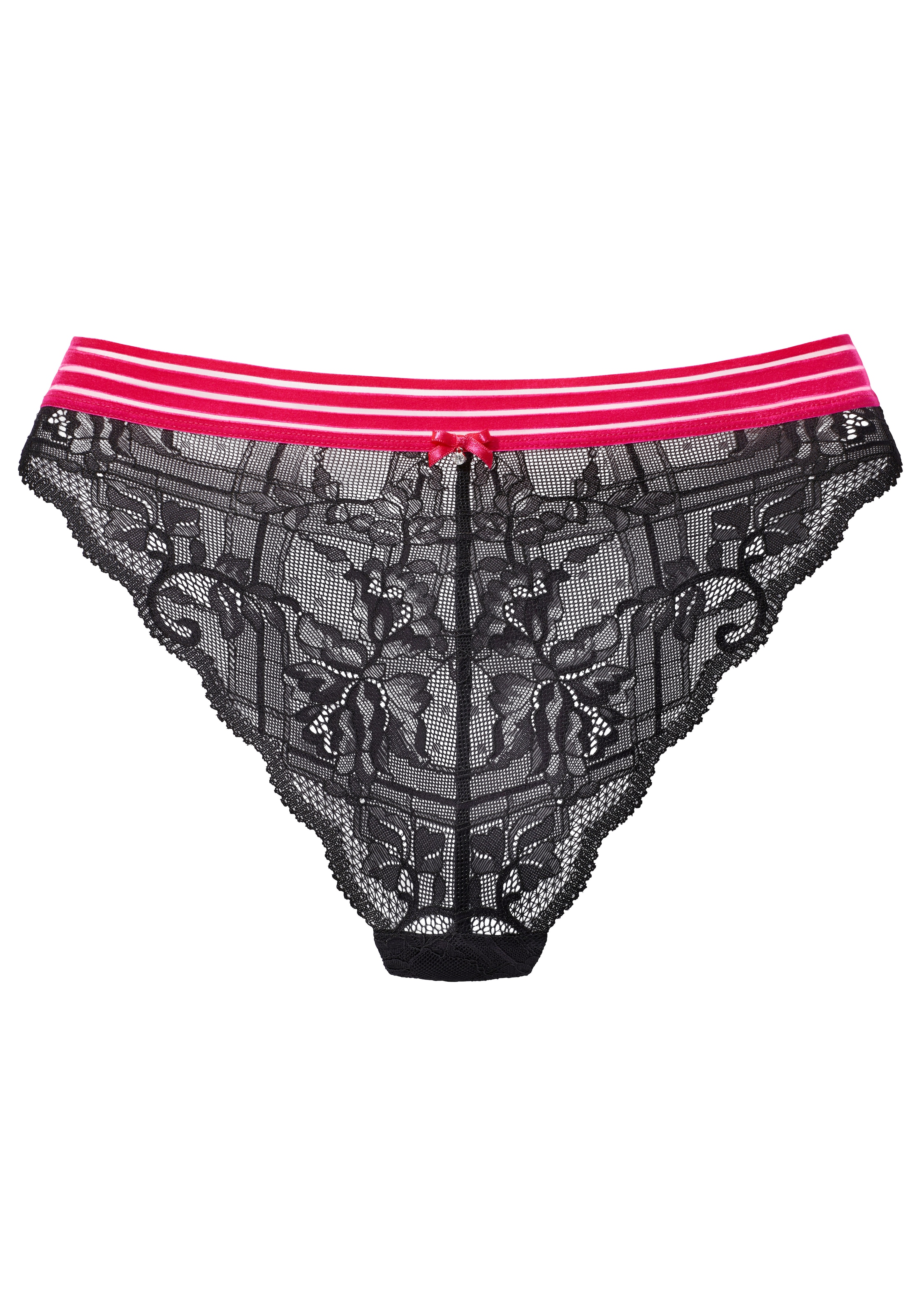 Vivance Tanga, aus elastischer Spitze mit modischen Kontrastfarben