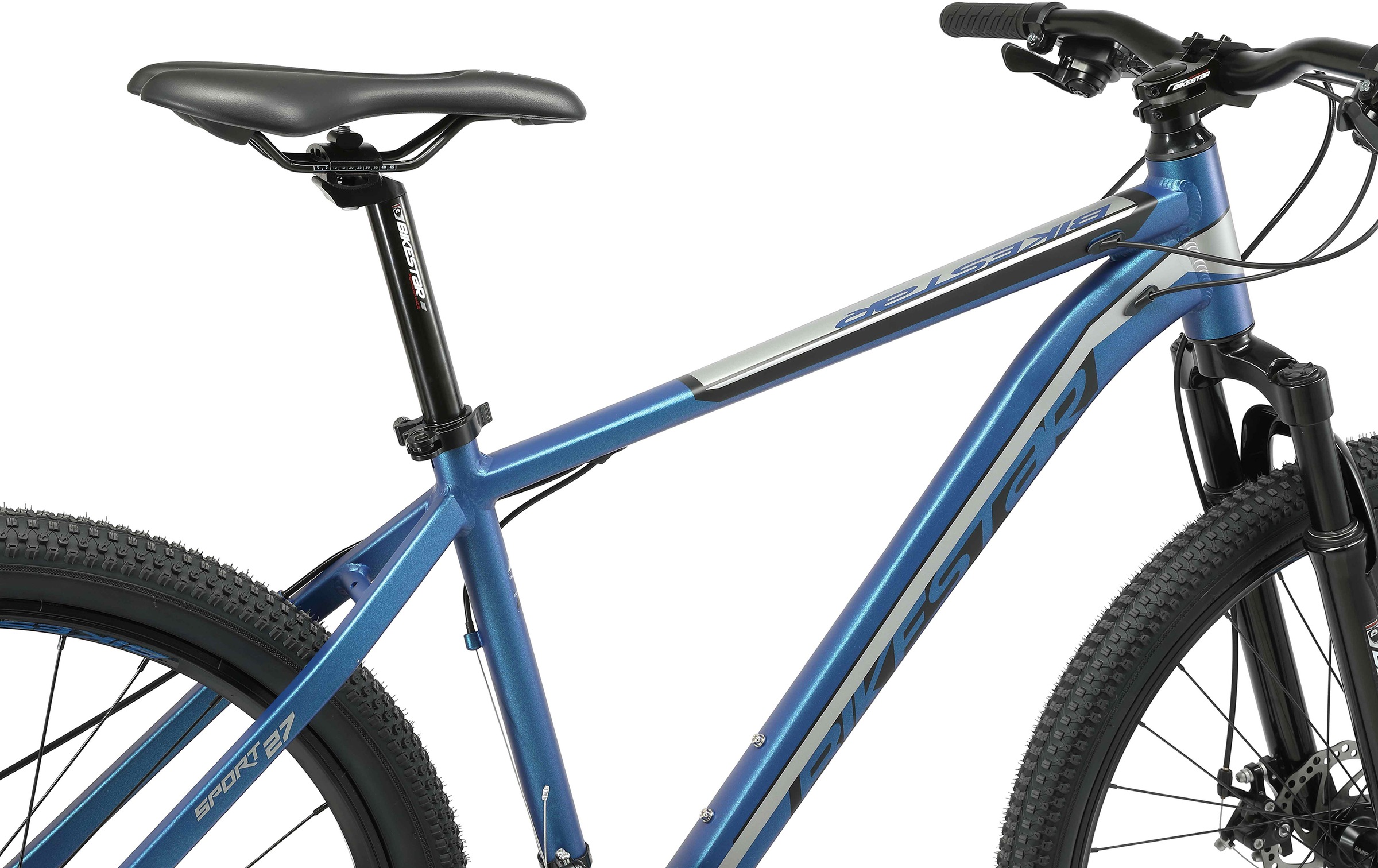 Bikestar Mountainbike, 21 Gang, Shimano, RD-TY300 Schaltwerk, Kettenschaltung, für Damen und Herren, Kettenschaltung