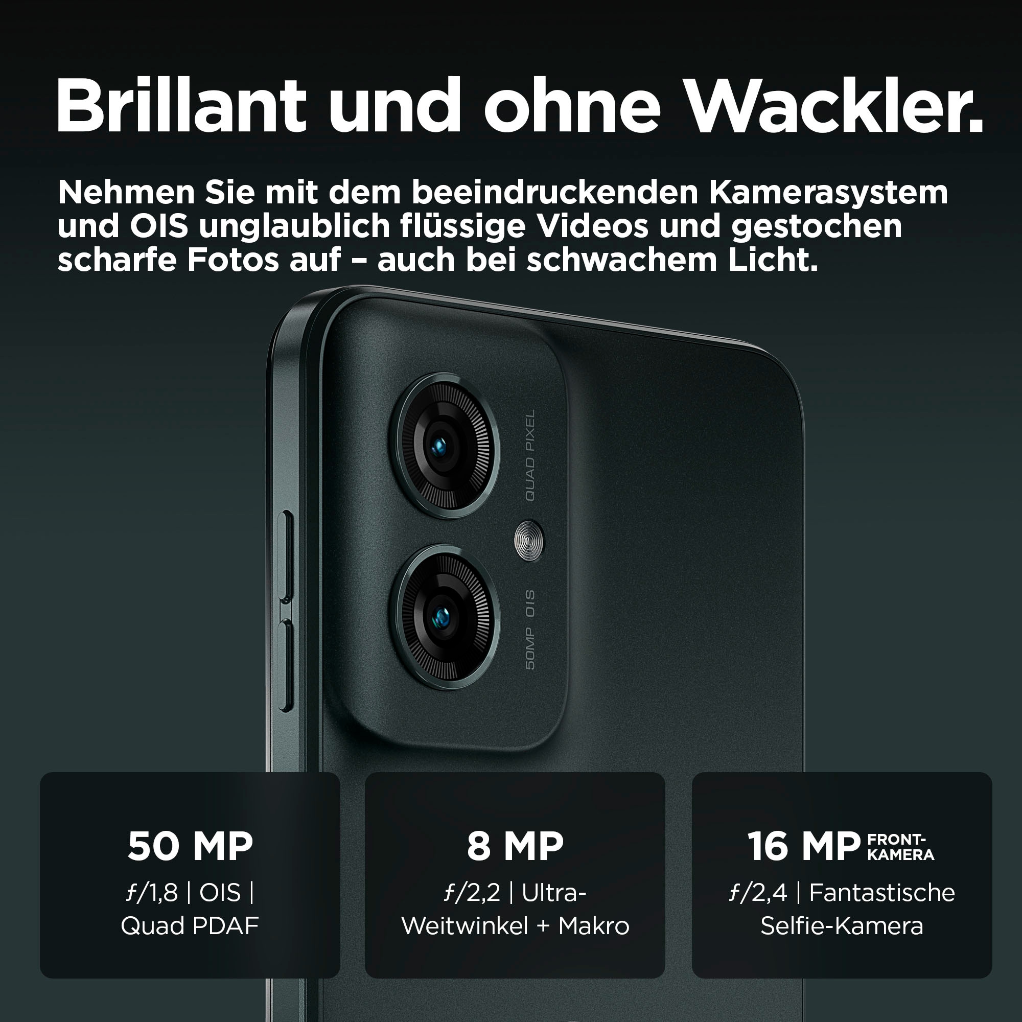 Motorola Smartphone »moto g55 5G«, Forest Grey
