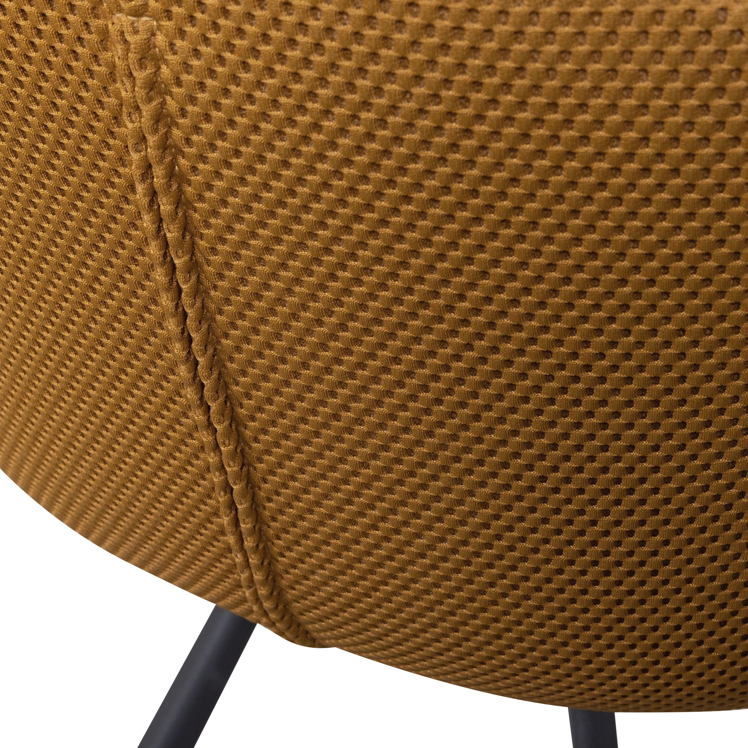 WOOOD Esszimmerstuhl »Juno«, Gestell aus Metall, gepolstert mit weichem Mesh-Stoff, H 79 cm