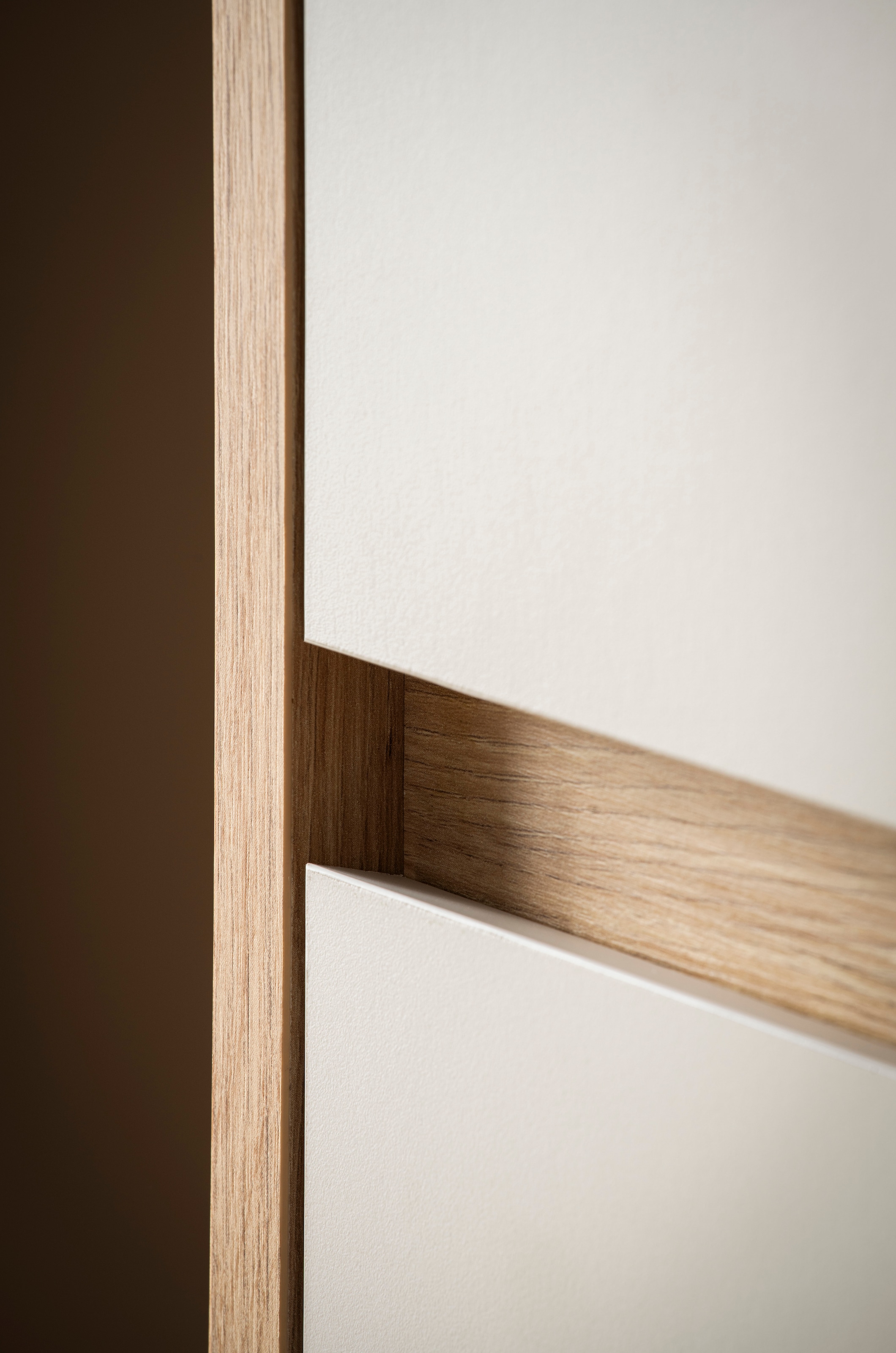 Home affaire Highboard »Sonora, moderner Schrank, Stauraumelement in Eiche Artisan, Kommode« filigrane Rahmenoptik, ausreichend Stauraum, vielseitig einsetzbar