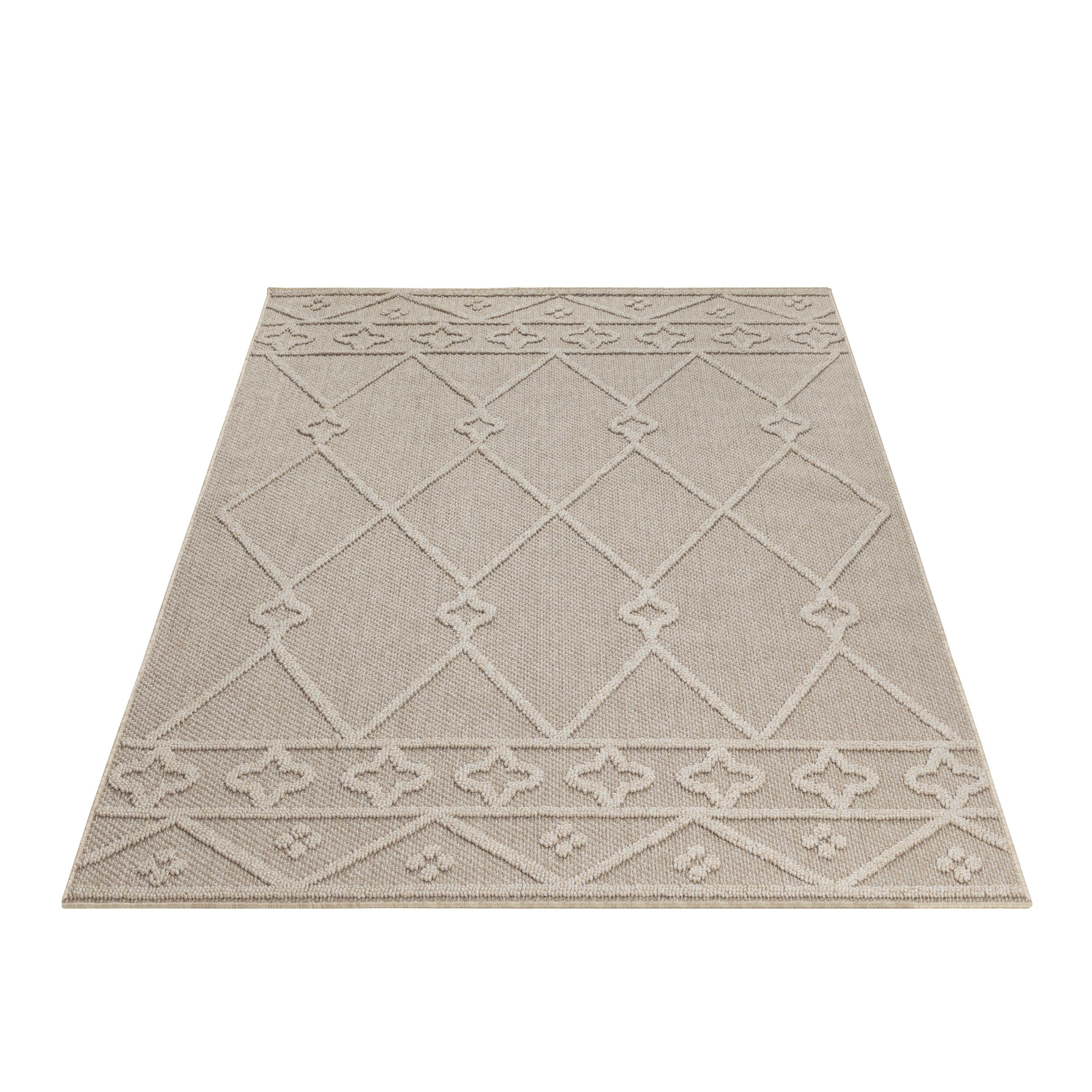 Ayyildiz Teppiche Outdoorteppich »PATARA 4955«, rechteckig, 8 mm Höhe, Läuf günstig online kaufen
