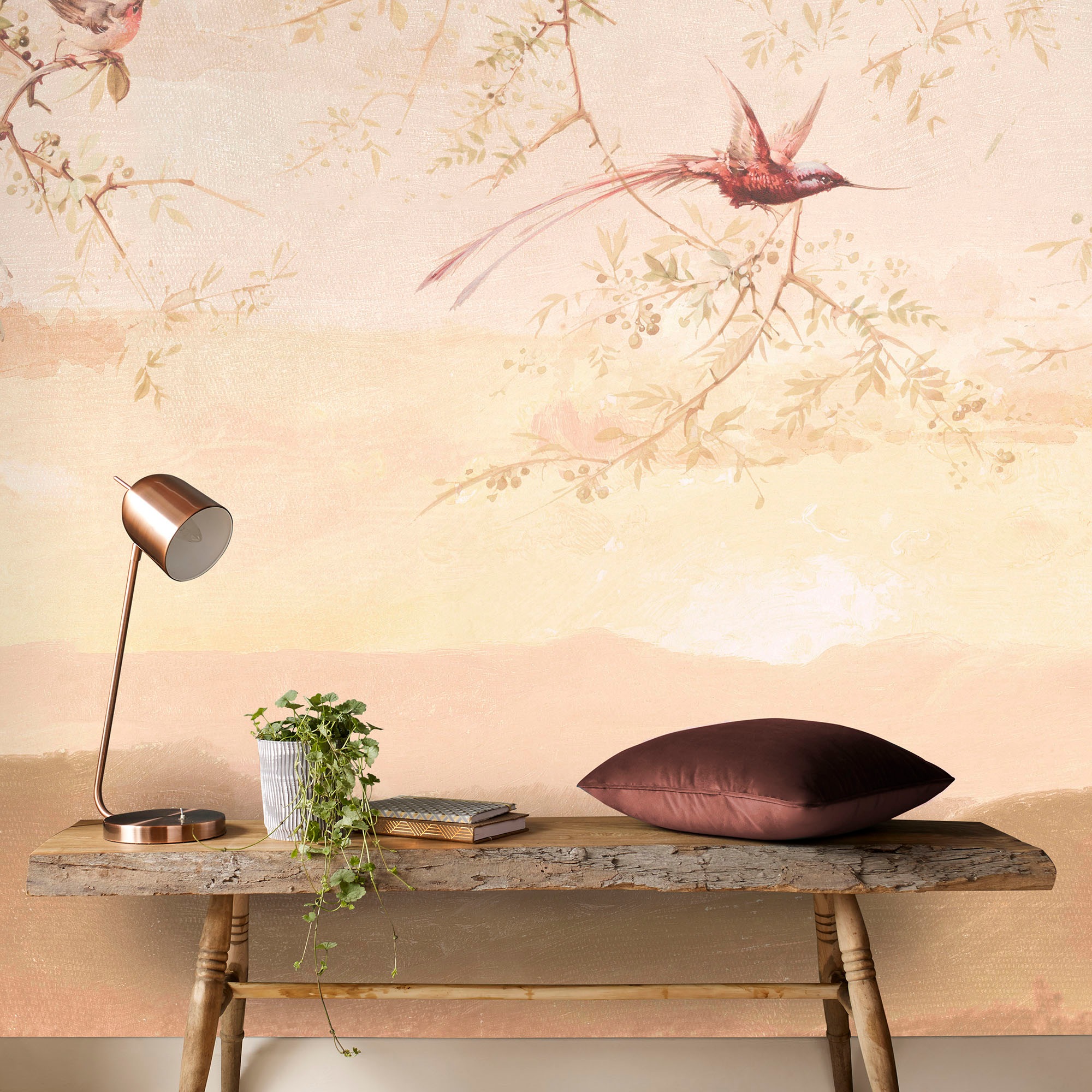 Art for the home Vliestapete »Fototapete Sunset Birds« günstig online kaufen